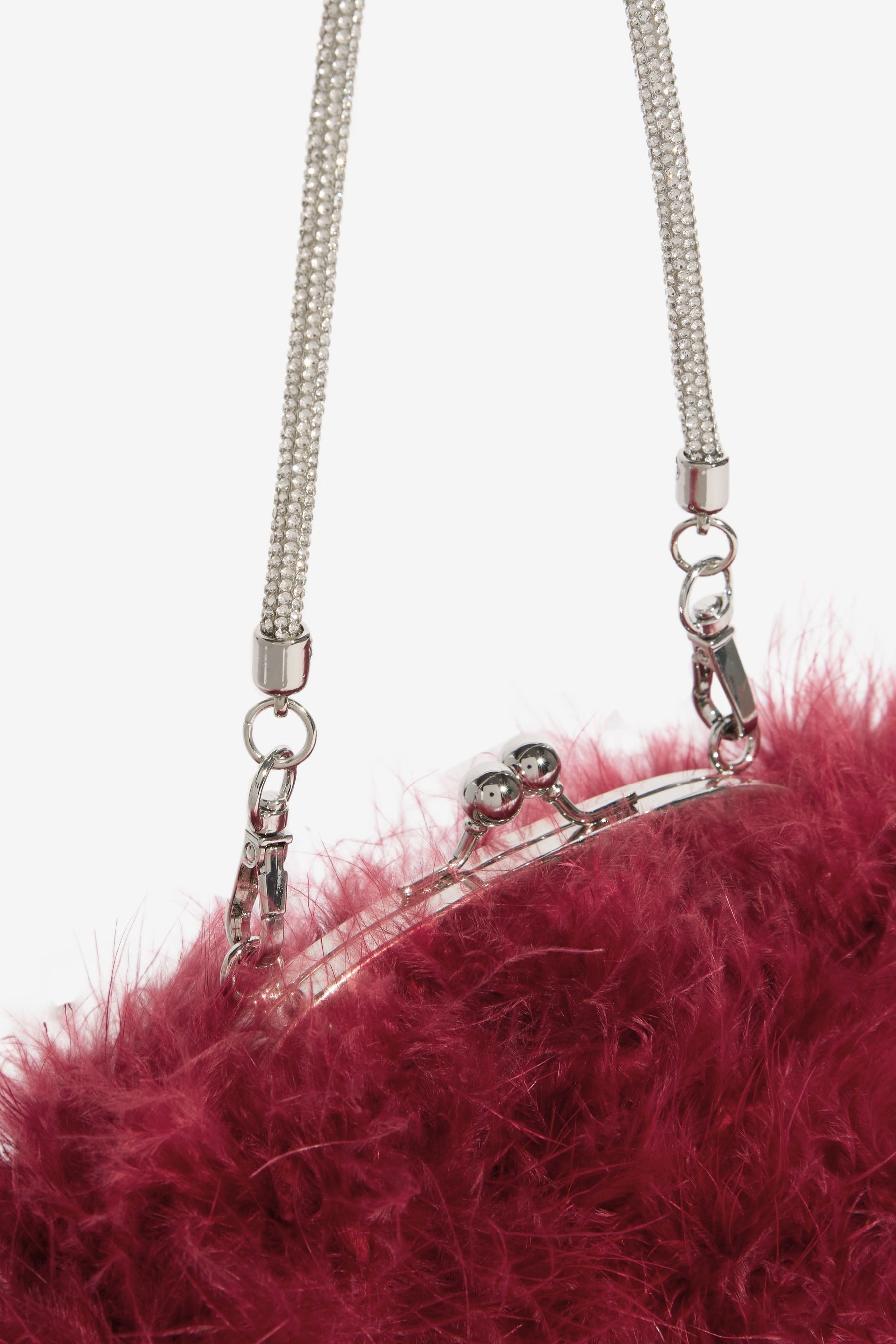LIPSY Clutch Lipsy Feder-Clutch-Tasche mit Griff (1-tlg)