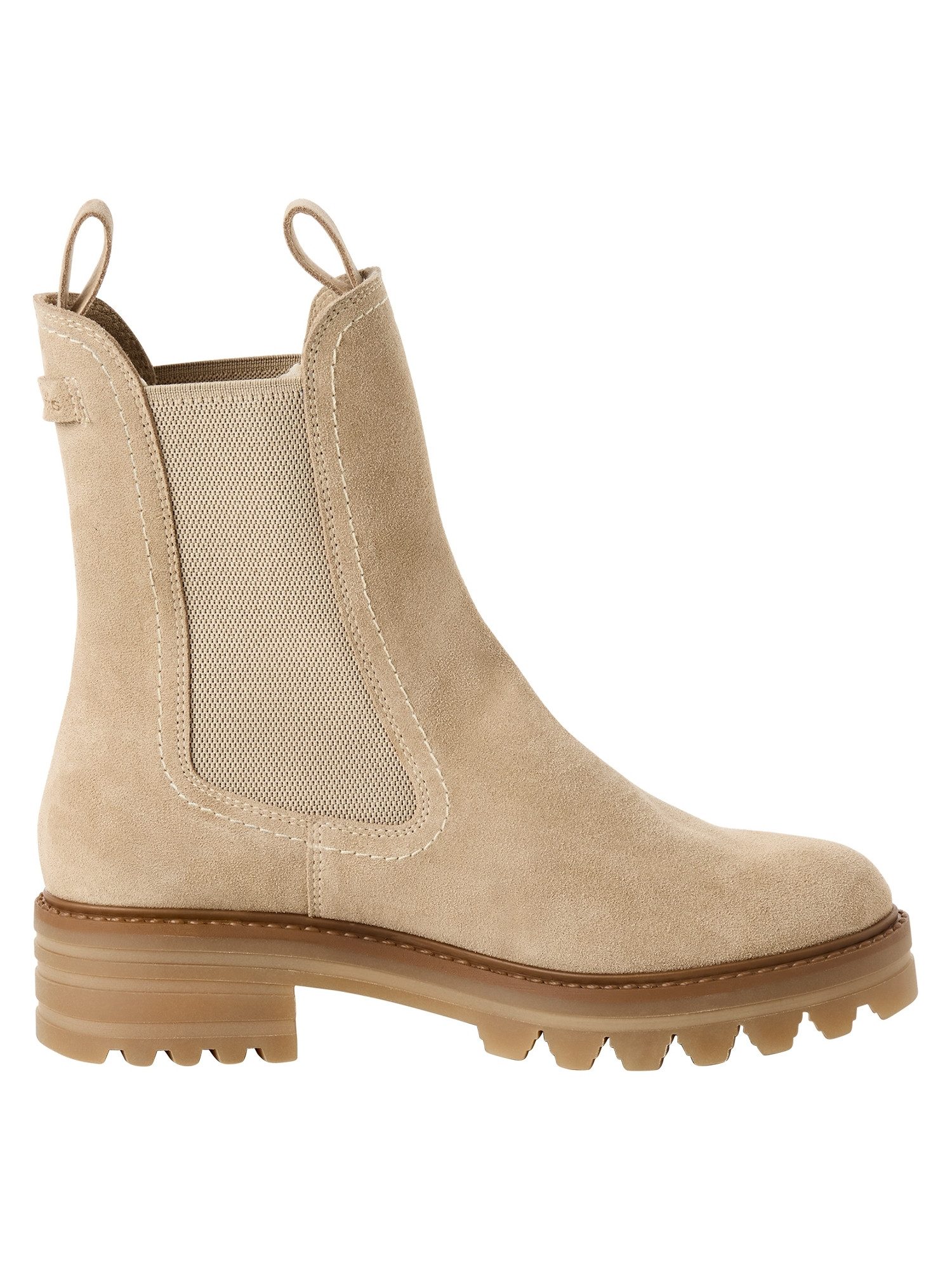Tamaris TOUCH-IT aus Leder Blockabsatz 1-25411-47 Chelseaboots TOUCH-IT