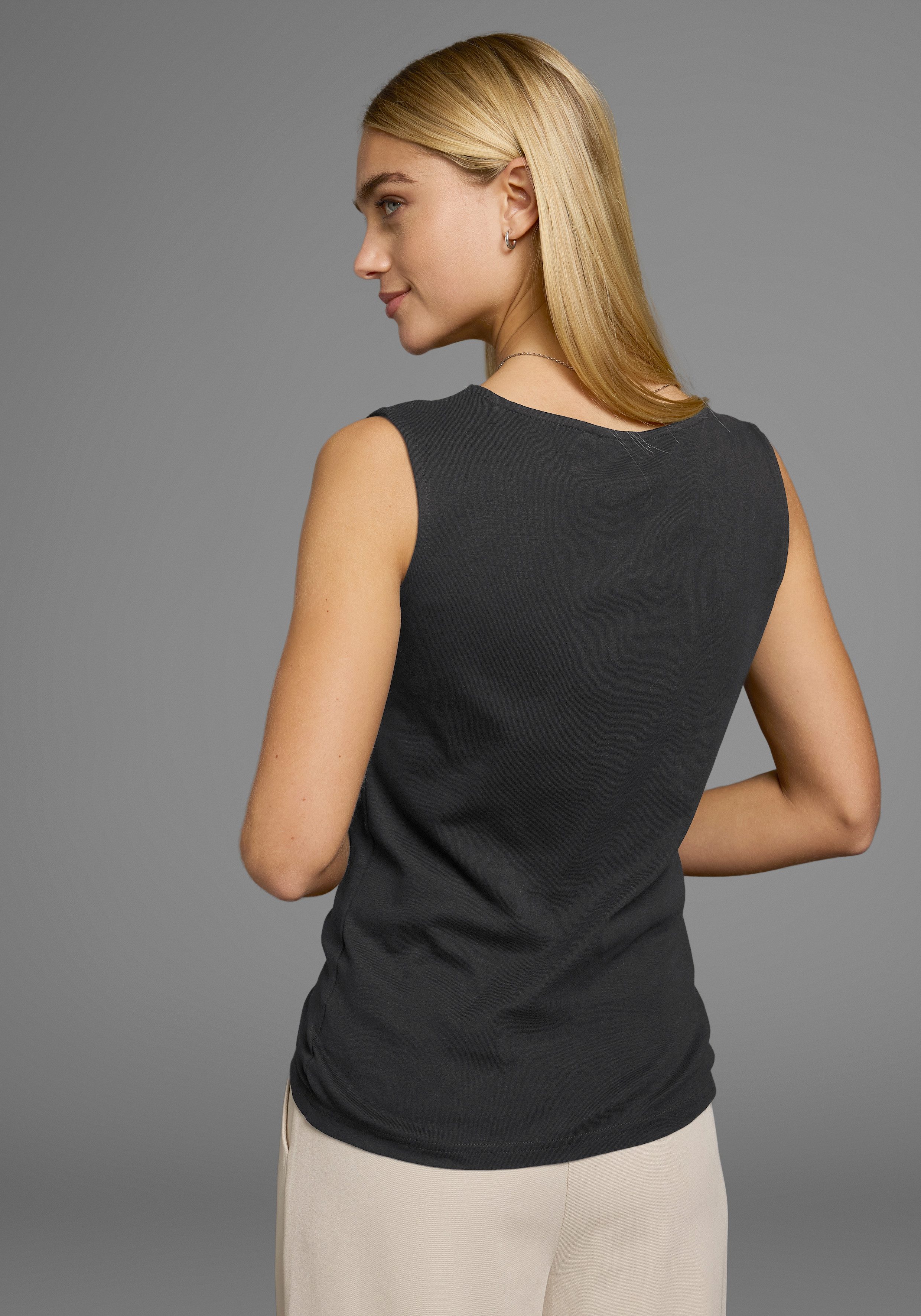 Flashlights Tanktop mit U-Boot Ausschnitt günstig online kaufen
