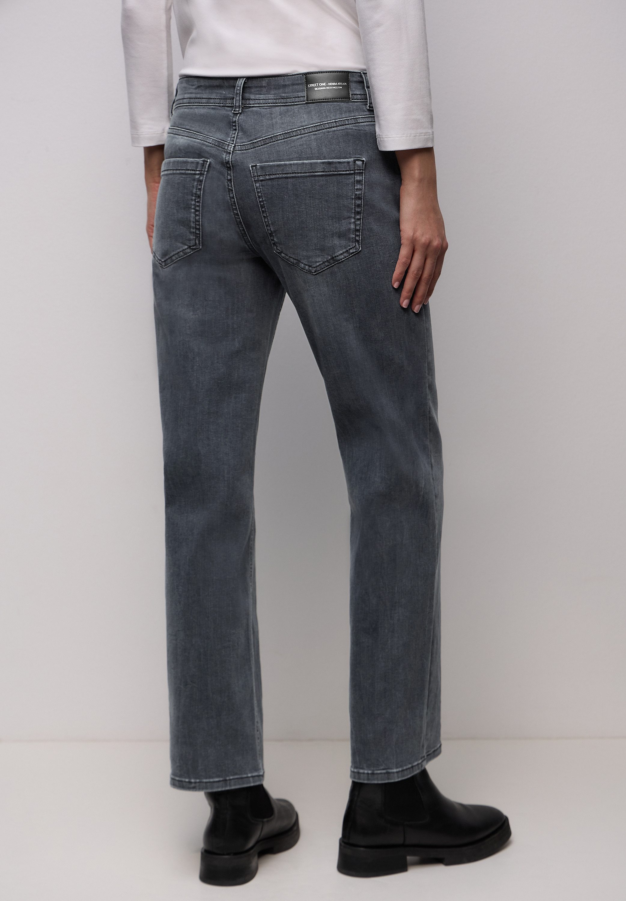 STREET ONE Comfort-fit-Jeans Middle Waist