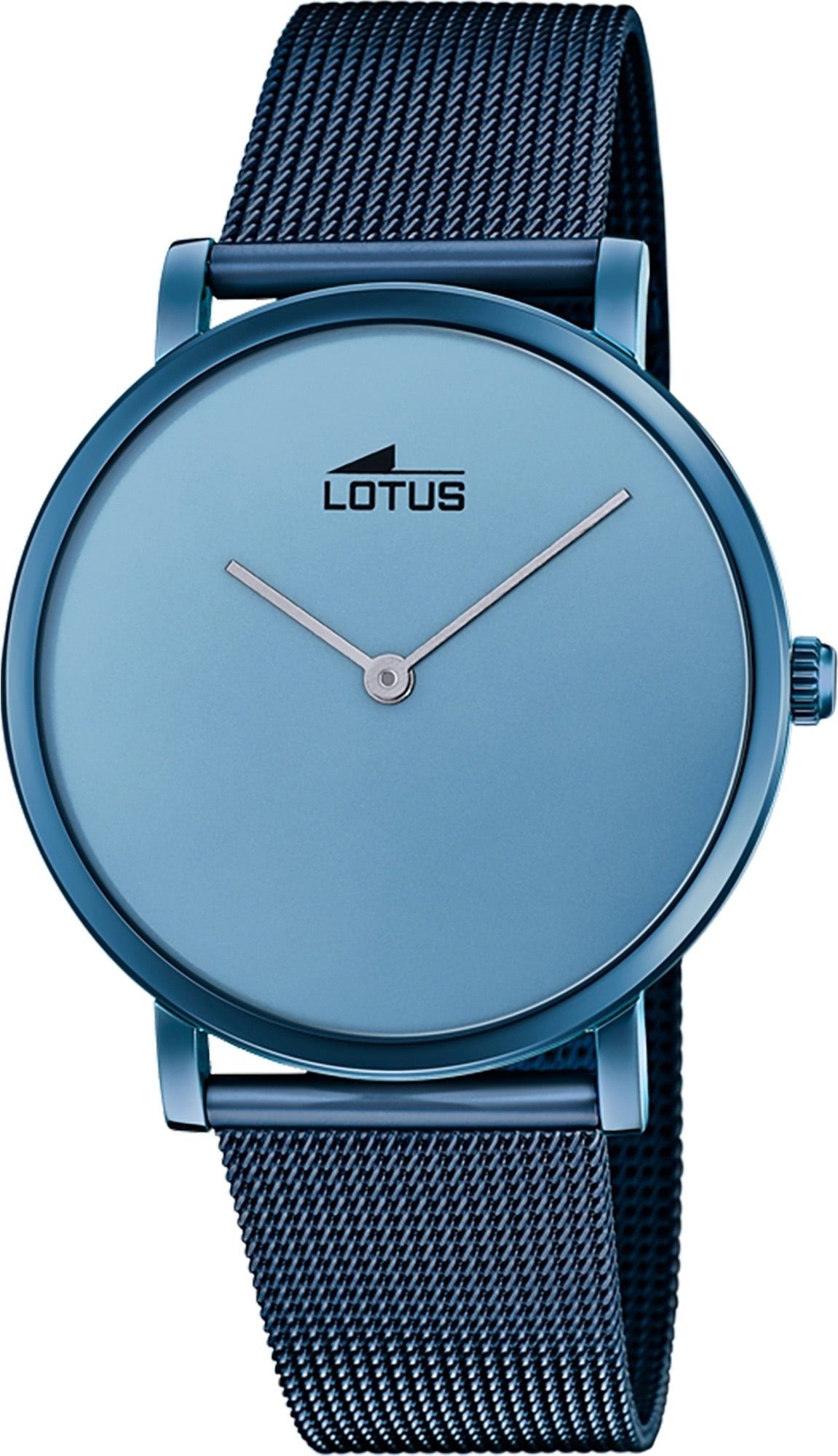Herren Uhren Lotus Quarzuhr UL18775/1 Lotus Herren Armbanduhr Minimalist, Herrenuhr rund, groß (ca. 40mm), Edelstahl, Edelstahla