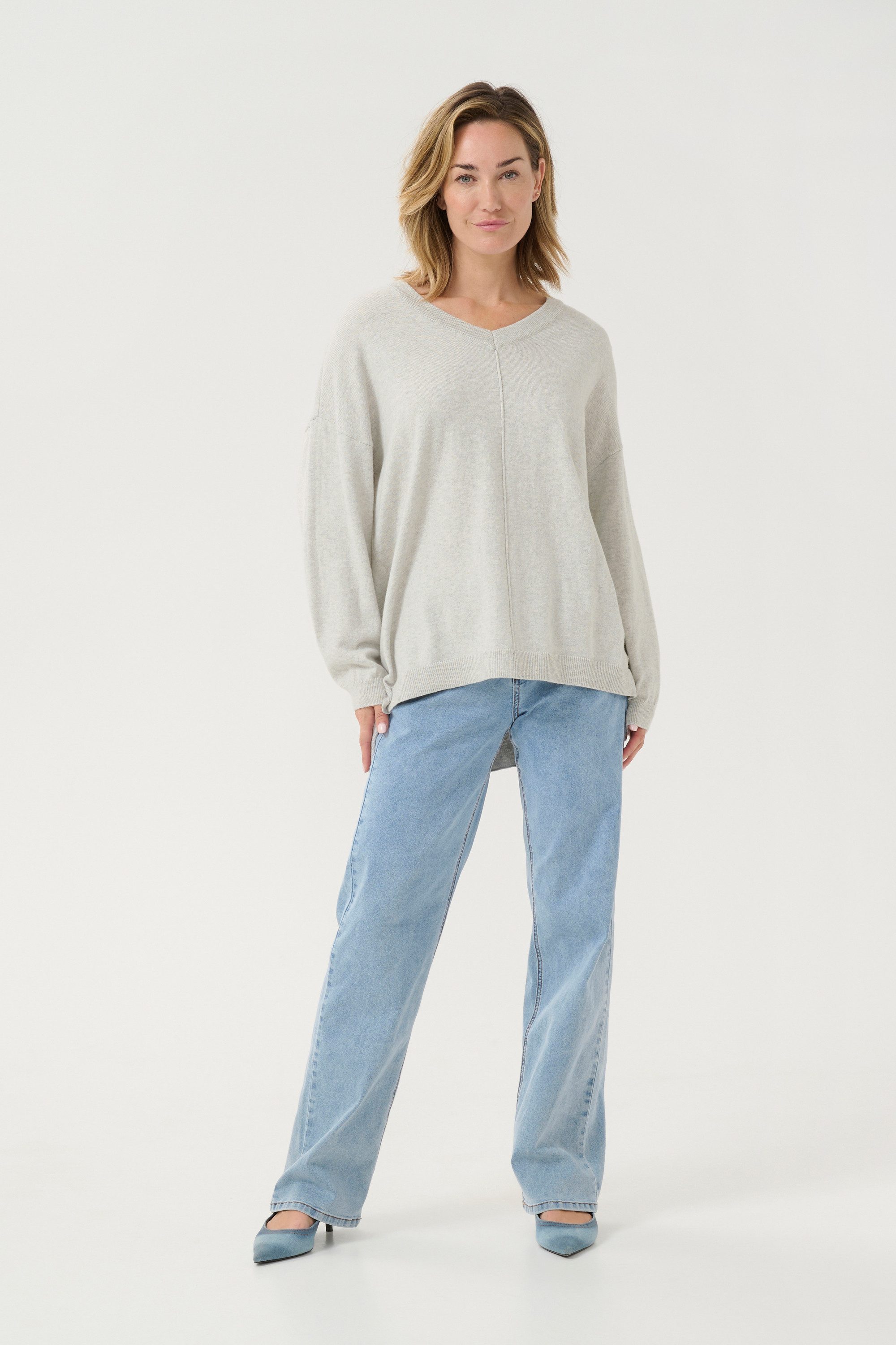 Cream Strickpullover Strickpullover CRAnva