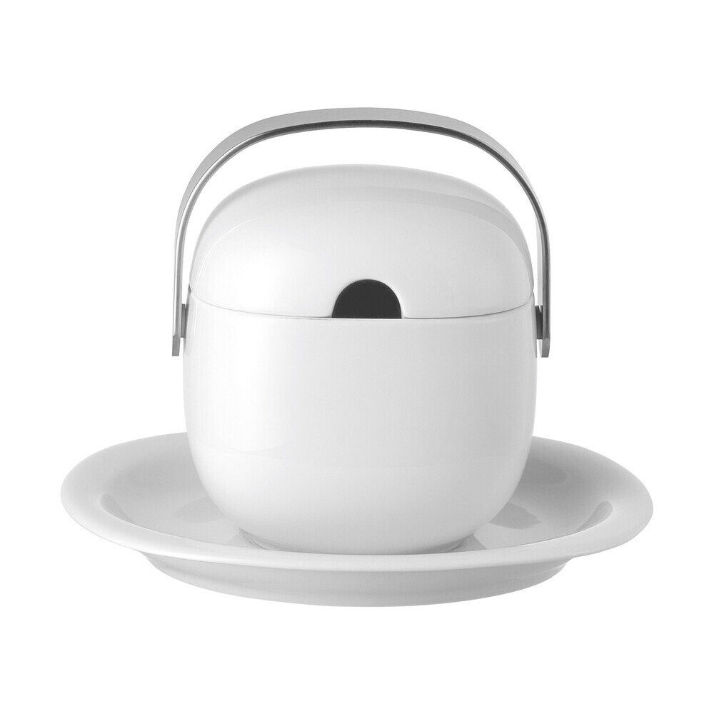 Rosenthal Sauteuse Sauciere 4-Tlg. 0,52 Suomi Weiss, Hartporzellan, Teller, Speiseteller, Essteller