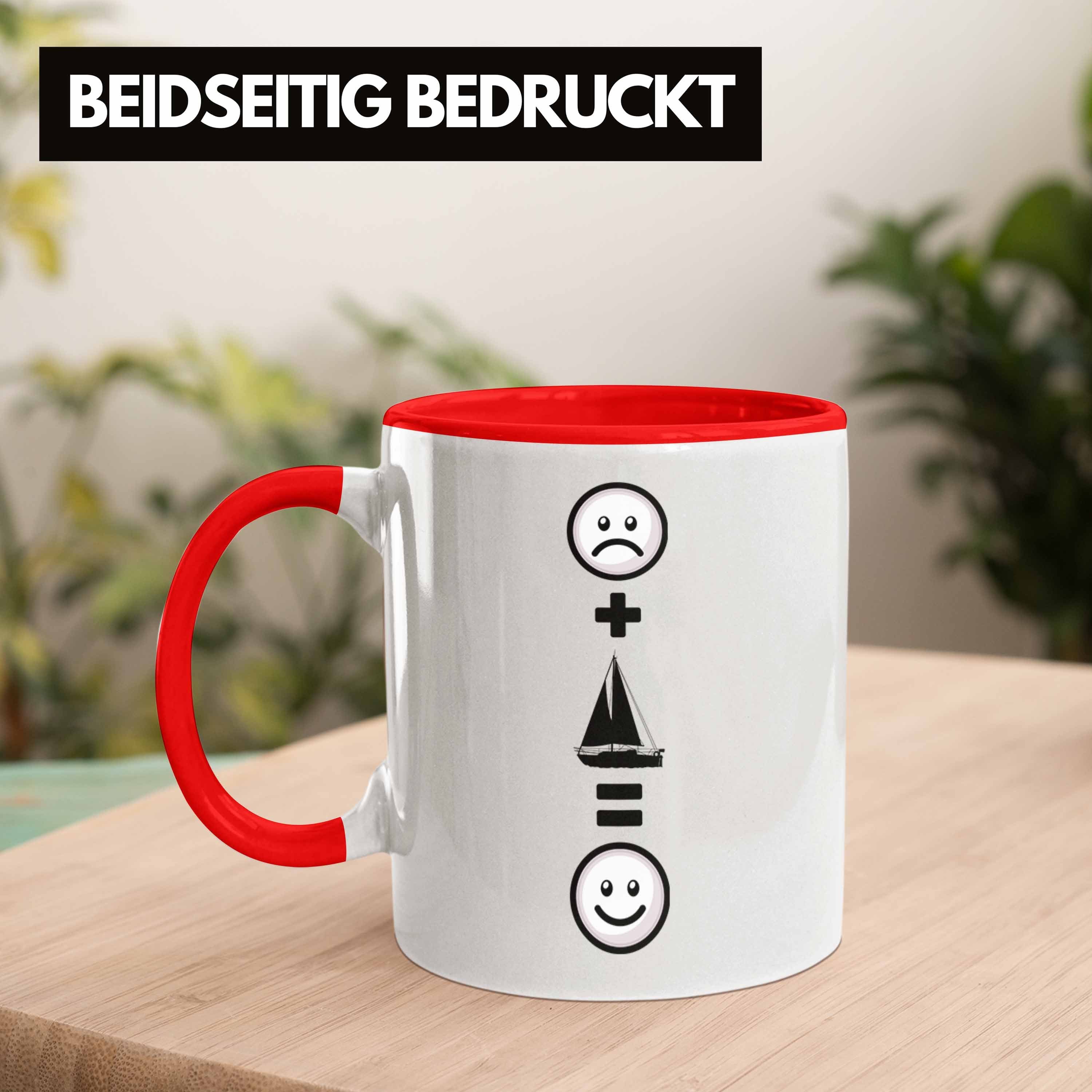 Windsegeln für Rot :(Segeln) Segeln Trendation Lus Segler Tasse Geschenk Tasse Boot