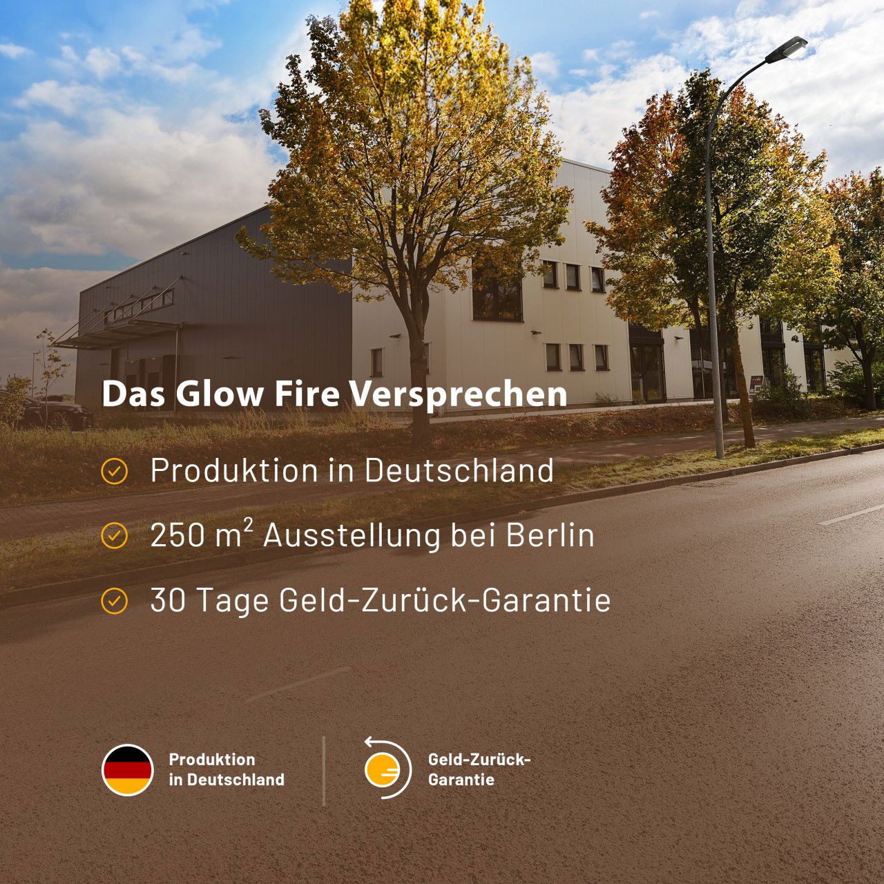 GLOW FIRE Echtfeuer-Dekokamin Orkland Ethanol Kamin, Bioethanol Kamin mit 3h Brenndauer, Heizleistung bis 2 kw – Bild 5 von 5