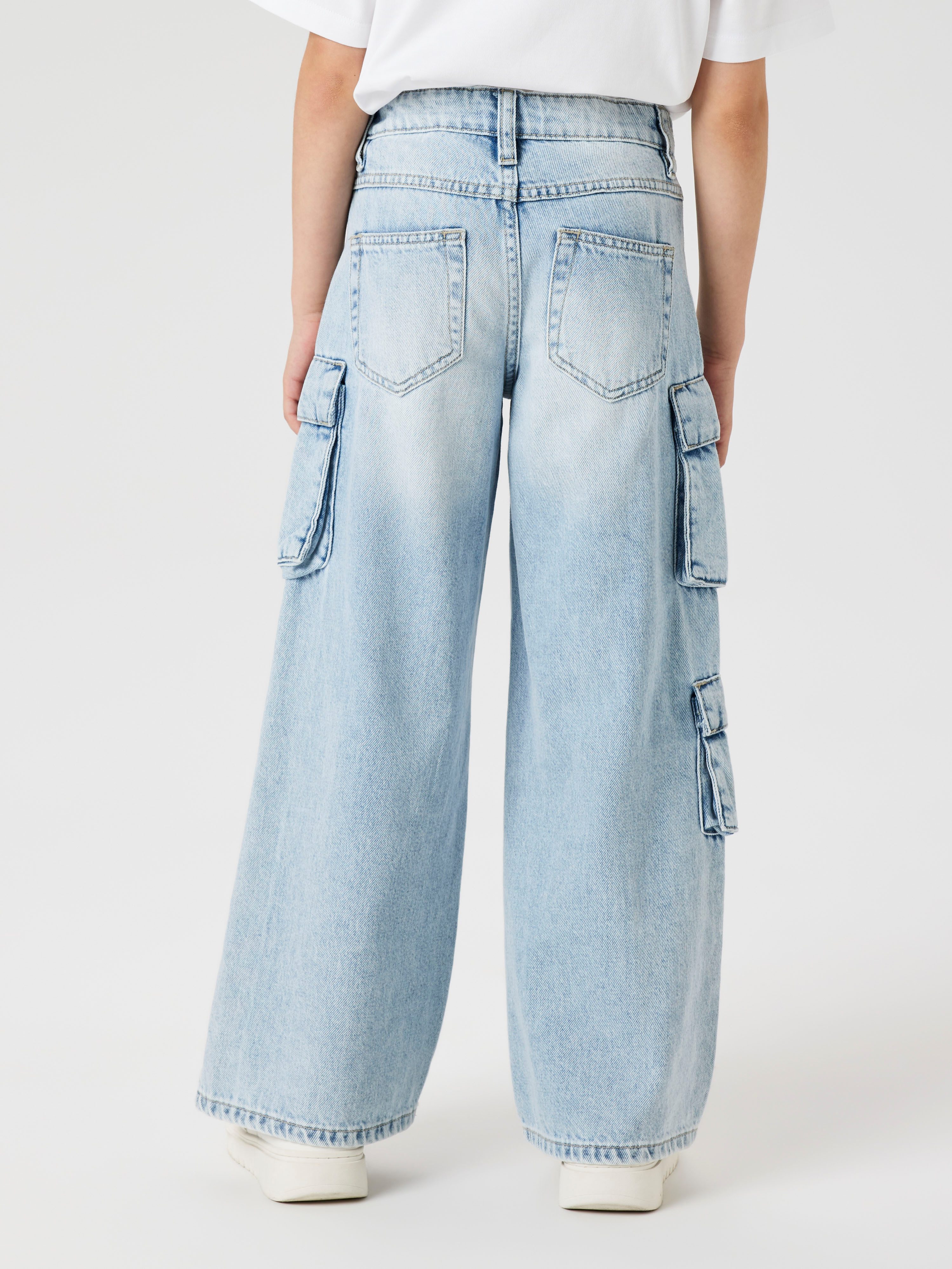 Name It Weite Jeans NKFBELLA WIDE CARGO JEANS 8772-BE NOOS