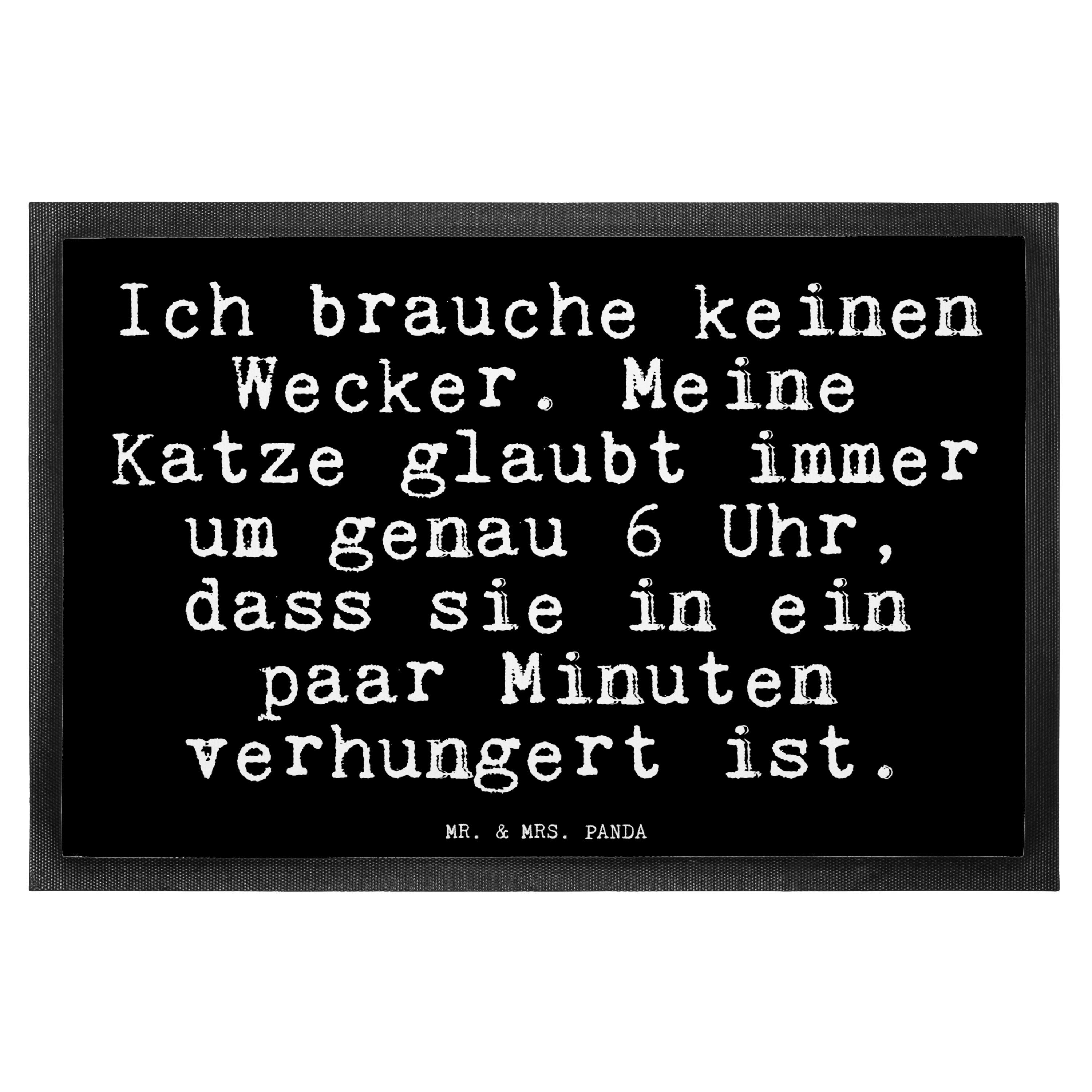 Fußmatte »Ich brauche keinen Wecker.... Geschenk, Hund, Türmatte