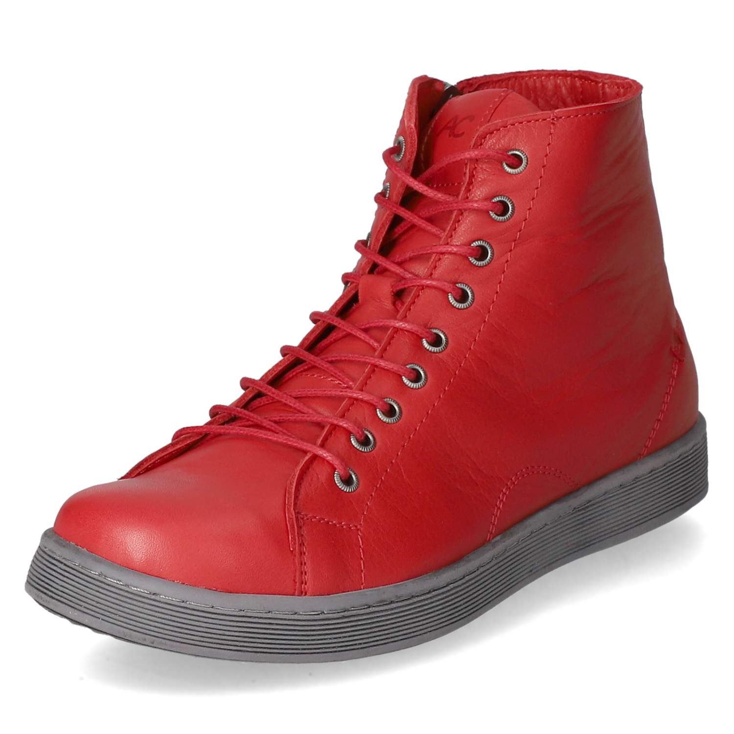 Andrea Conti Andrea Conti - female - 0344900/1443 - Glattleder - rot Schnür günstig online kaufen