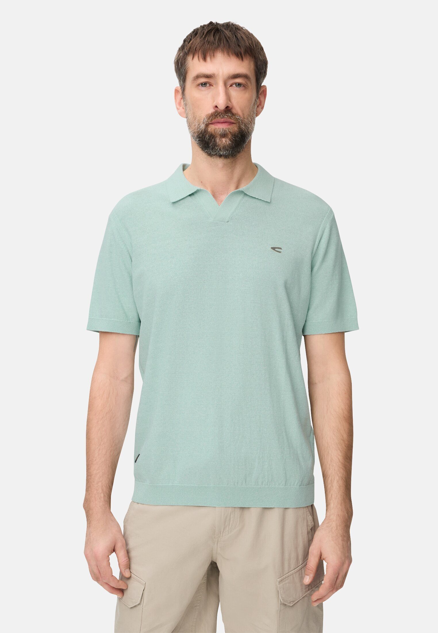 camel active Poloshirt aus Baumwolle Kurzarm Shirts_Poloshirt