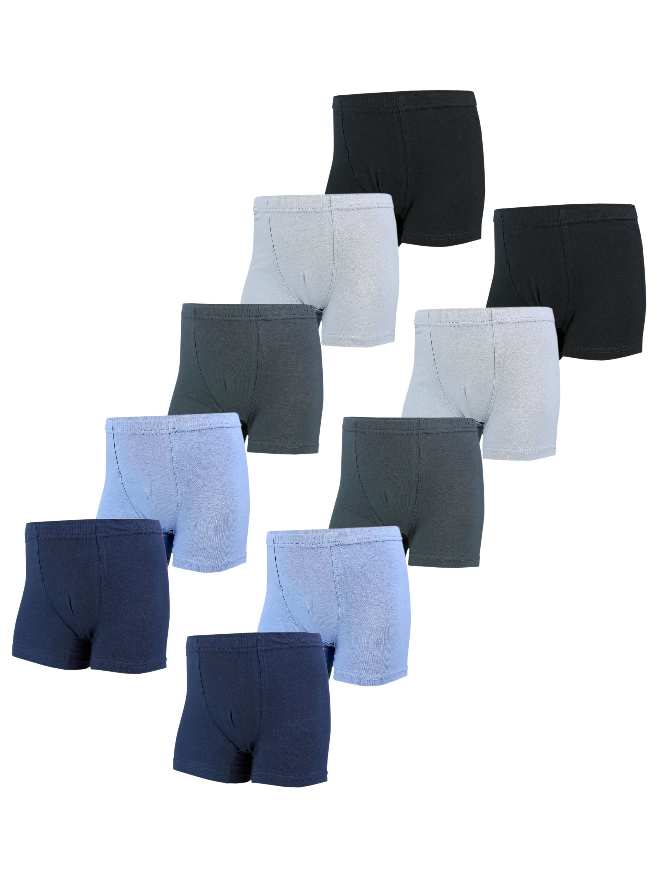 TupTam Boxershorts Jungen Boxershorts Unterhose Kinder Boxer Unterwäsche 10er / 5er Pack