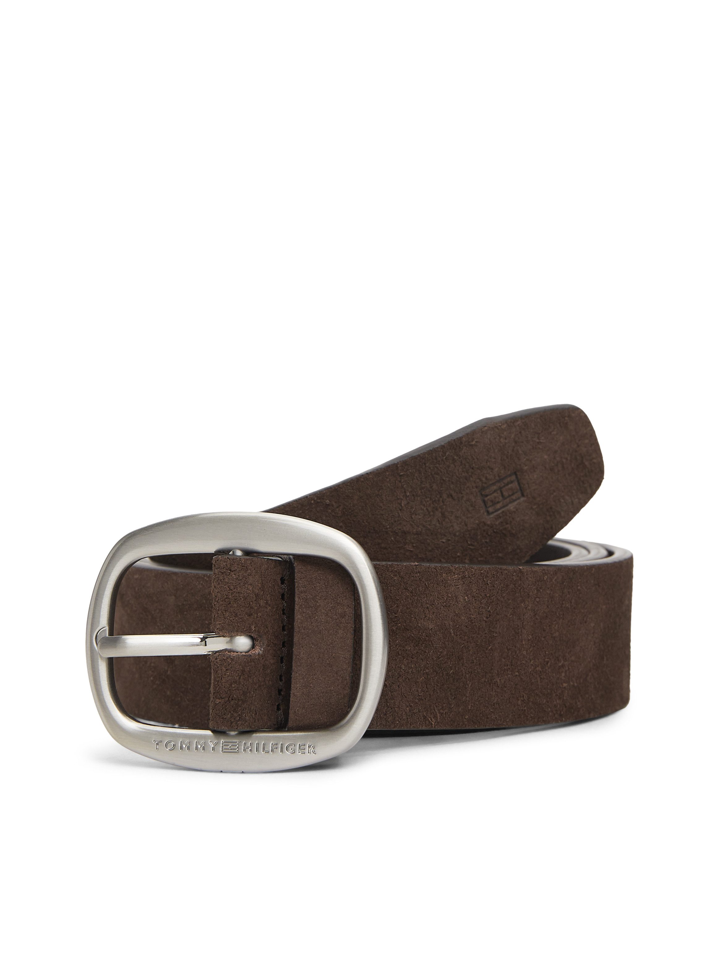 Tommy Hilfiger Ledergürtel TH CASUAL 3.5 SUEDE aus Veloursleder