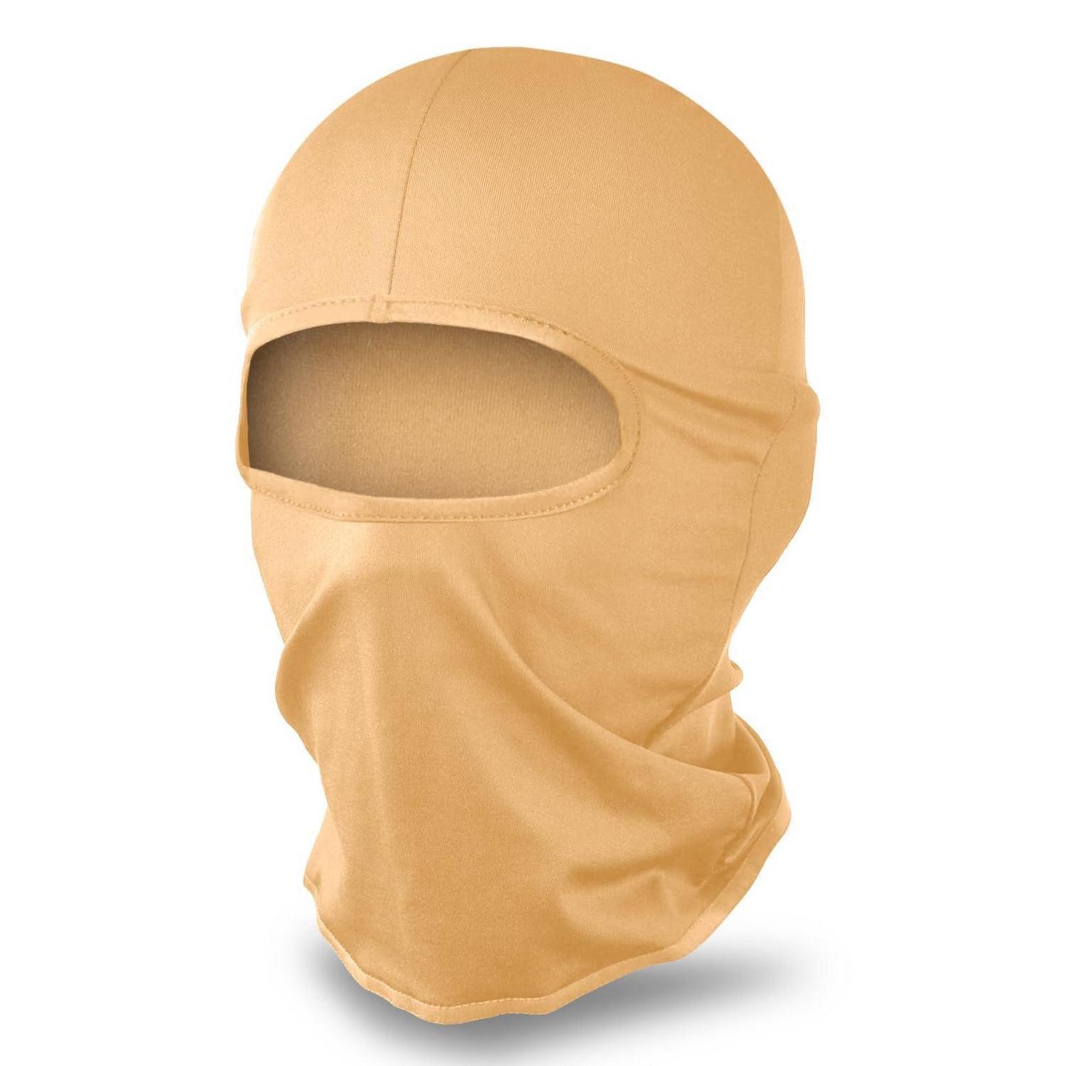 LuxusKollektion Sturmhaube Balaclava Sturmhaube Damen Herren UV Schutz Einheitsgröße Gelb