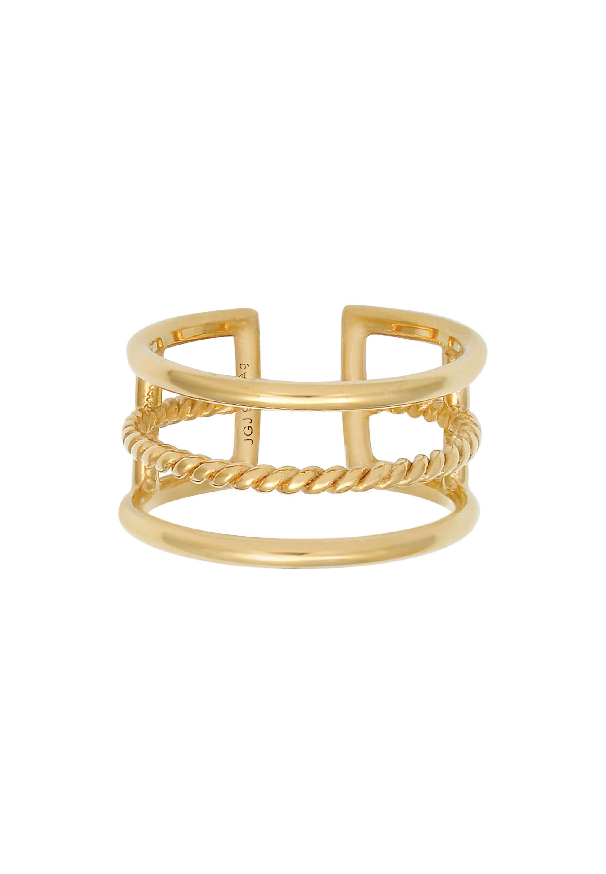 Elli Fingerring Offen Verstellbar 3-reihig Breit günstig online kaufen