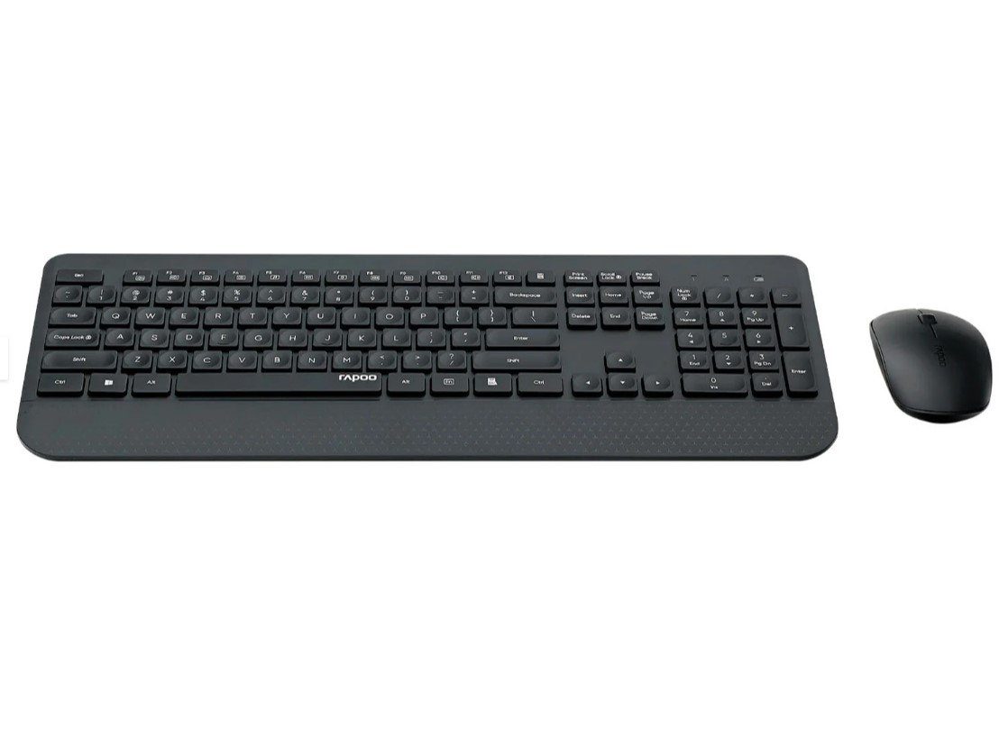 Nano Mouse Rapoo Keyboard USB- mit Wireless Keyboard und X3500 Empfänger Combo
