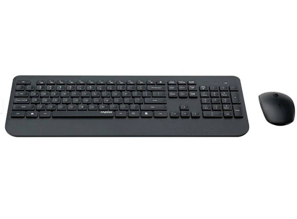 Rapoo Keyboard Wireless Mouse und Keyboard Combo X3500 mit Nano USB- Empfänger