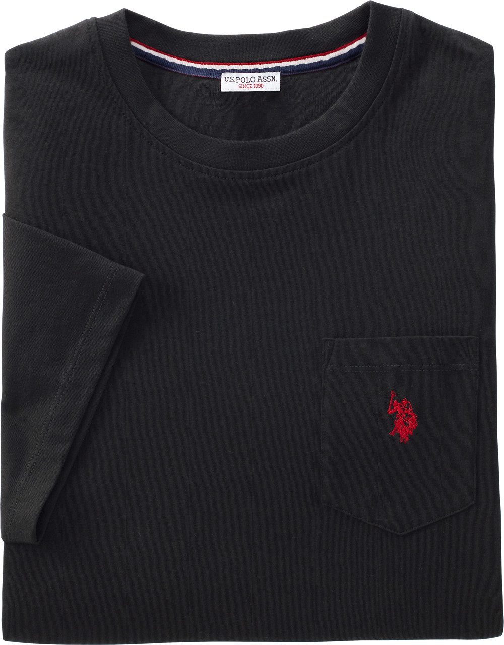 US Polo Assn. T-Shirt Reines Naturmaterial für Sport und Freizeit, Unisex Shirt