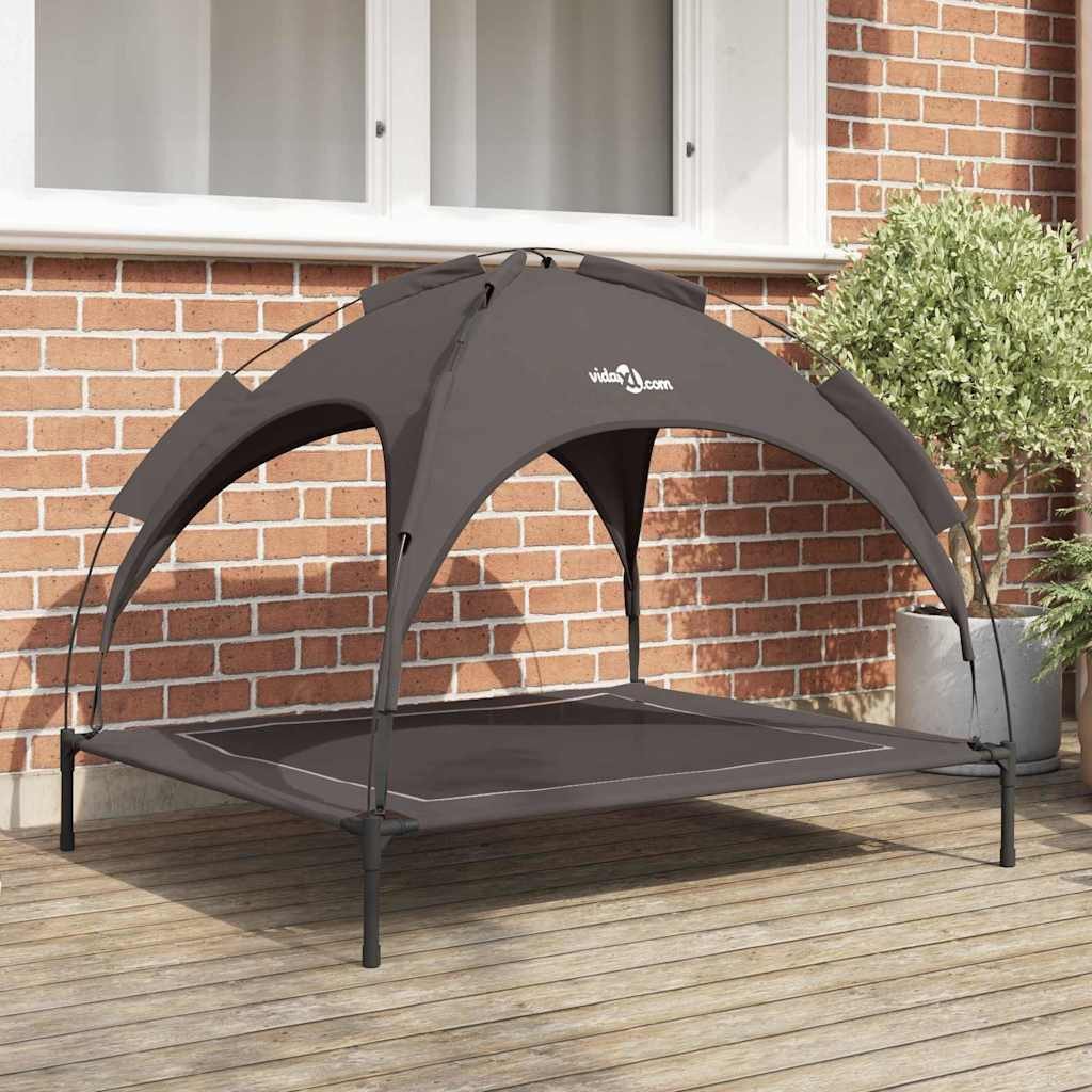 vidaXL Hundebett, Hundebett Braun 104 x 86 x 84,5 cm Stahl