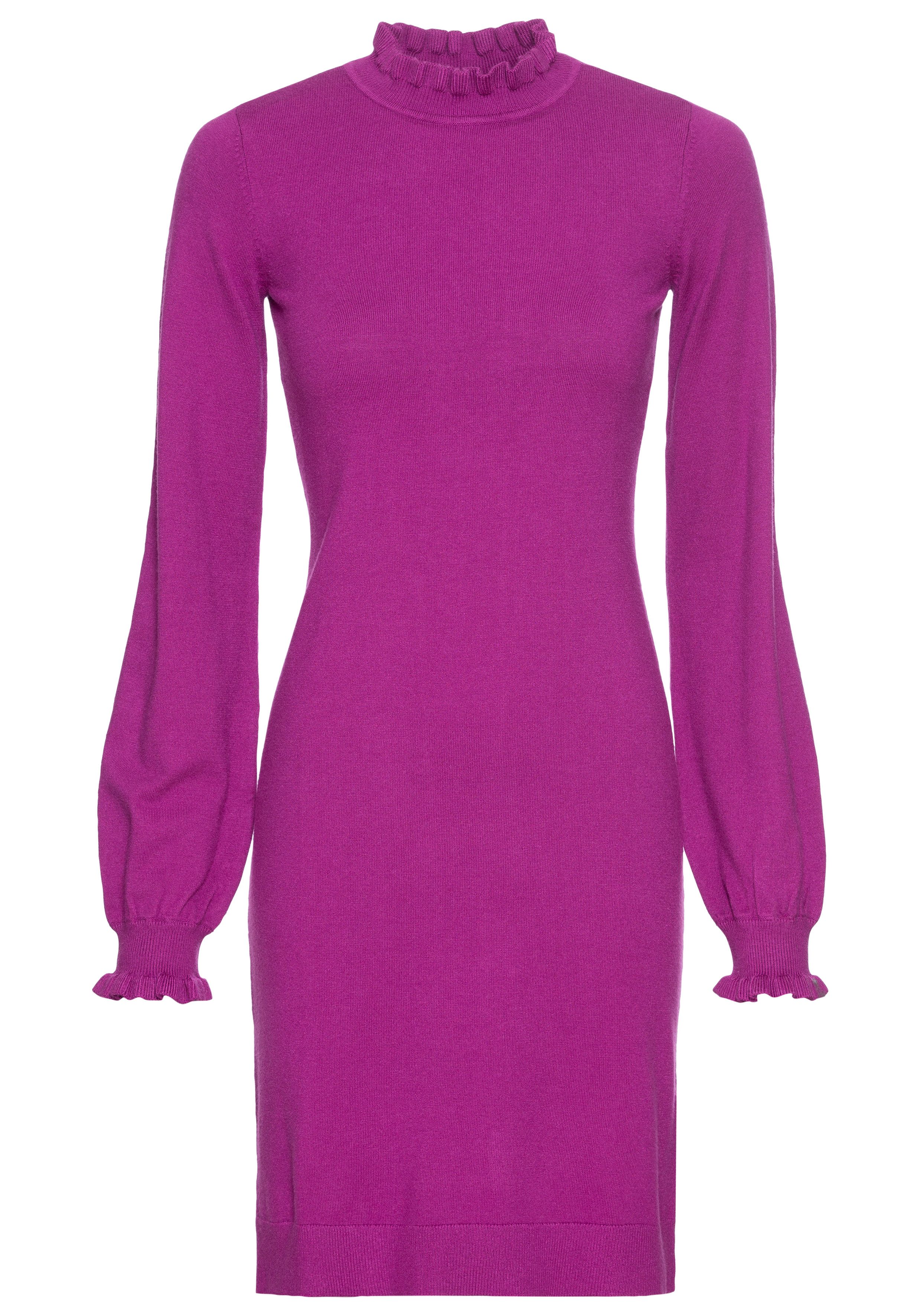 LAURA SCOTT Strickkleid mit femininem Rüschenkragen - NEUE KOLLEKTION mehr