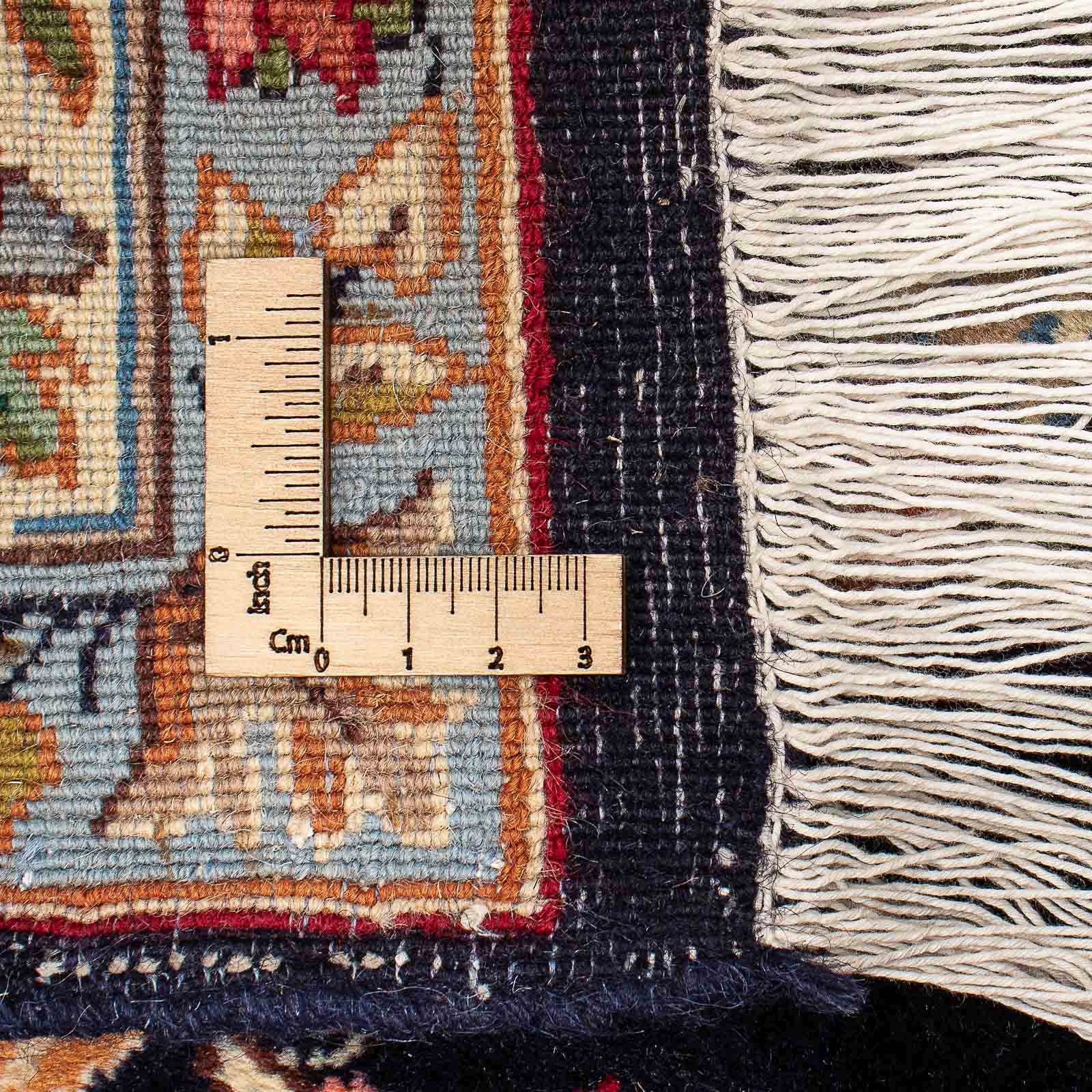 x 10 cm, Keshan rechteckig, 400 Höhe: morgenland, Zertifikat mm, Wollteppich 300 Medaillon mit Unikat
