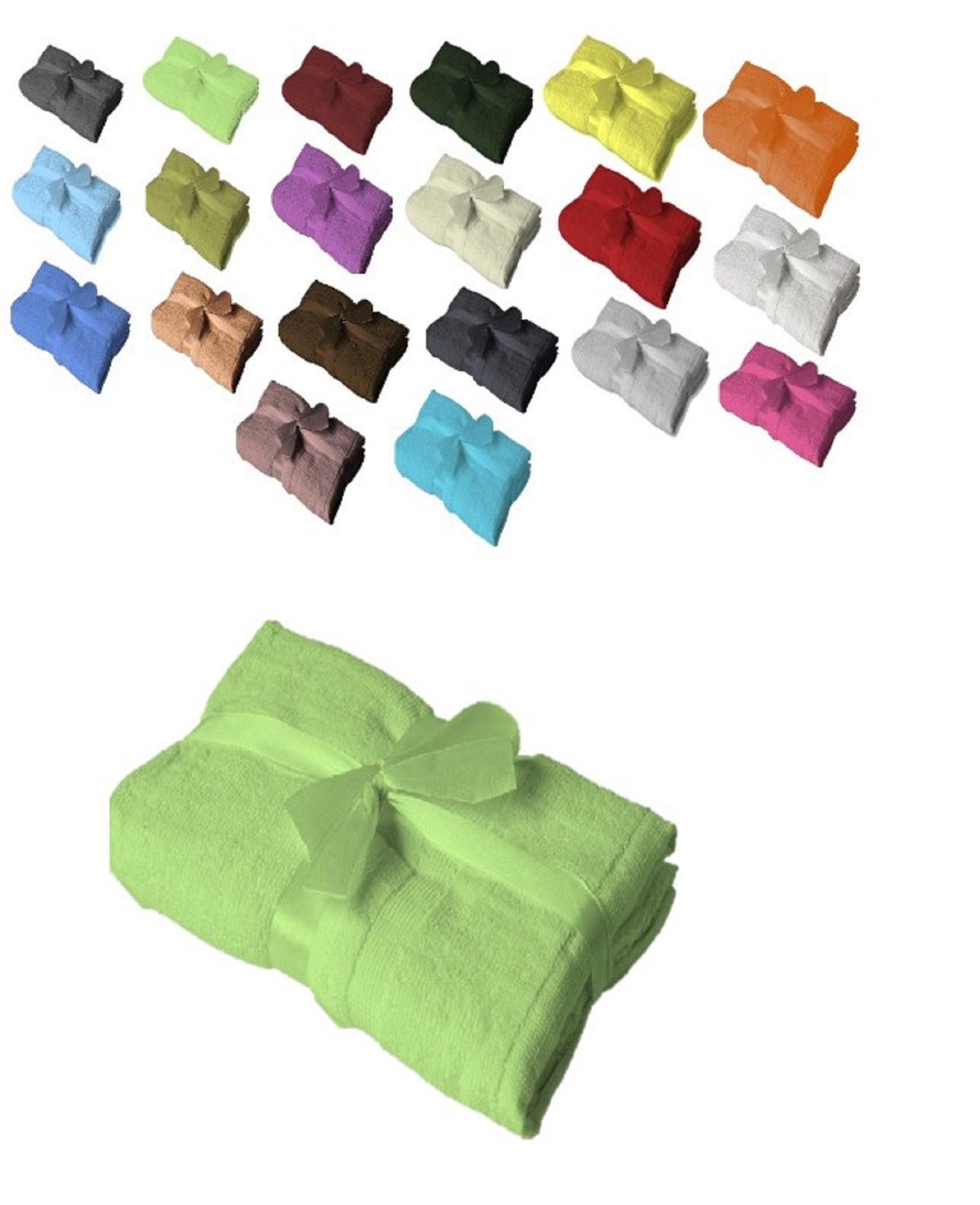 EXKLUSIV HEIMTEXTIL Handtuch Handtuch Spar Set Baumwolle 500 g/m², Frottee (4-St), ohne Bordüre
