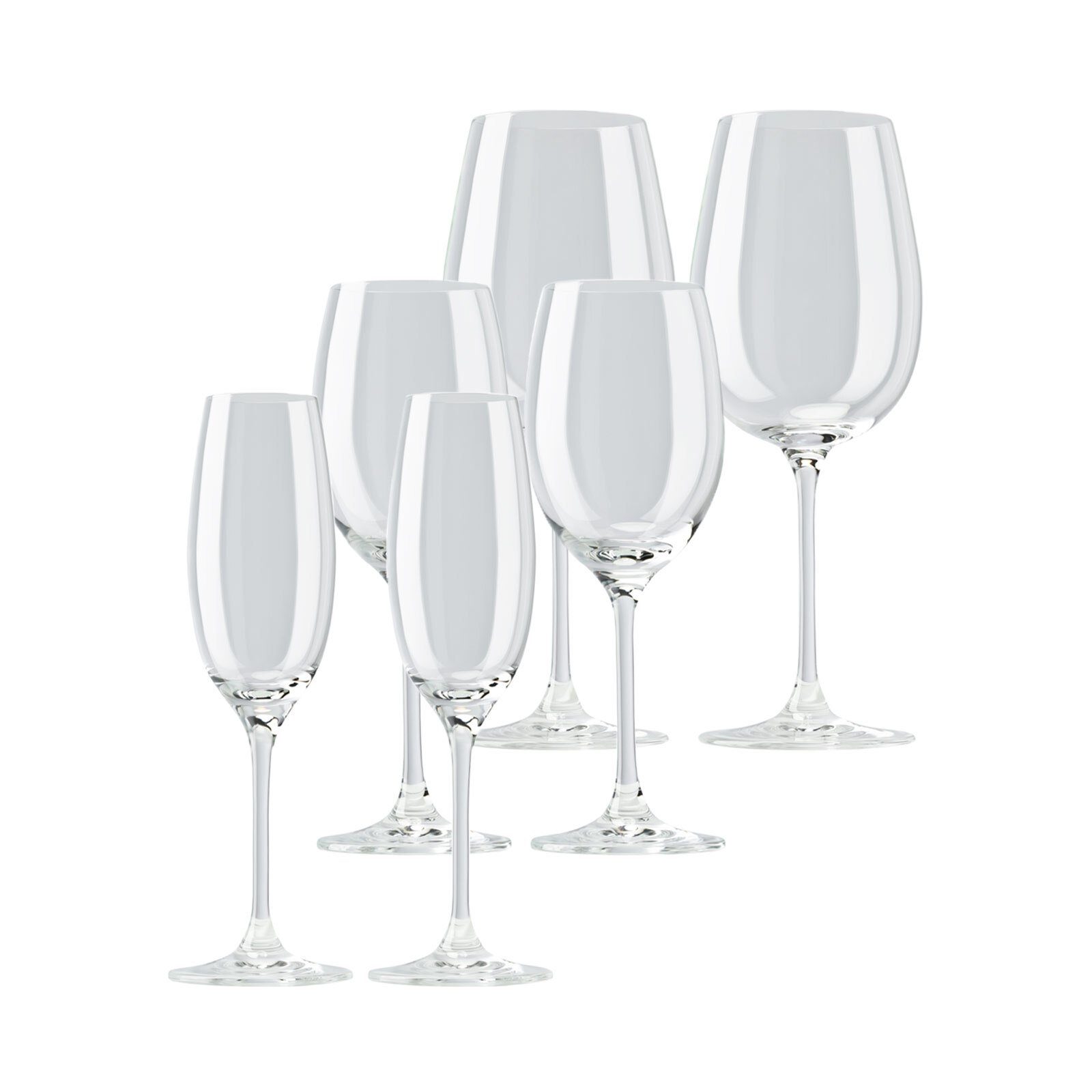 Rosenthal Glas DiVino Wein- und Champagner Set 6er Set, Glas