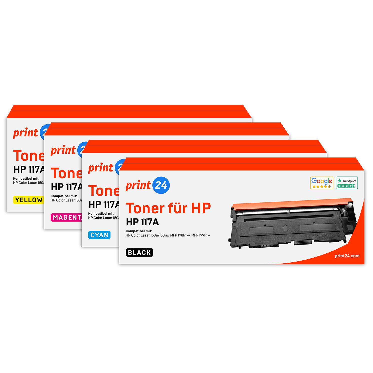 print24 Tonerpatrone, (8-St)