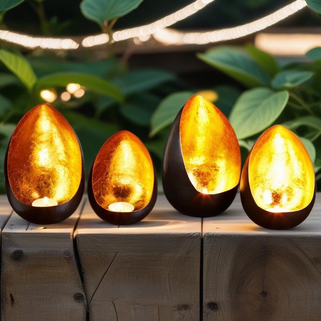 Marrakesch Orient & Mediterran Interior Teelichthalter 4er Set Windlichter günstig online kaufen