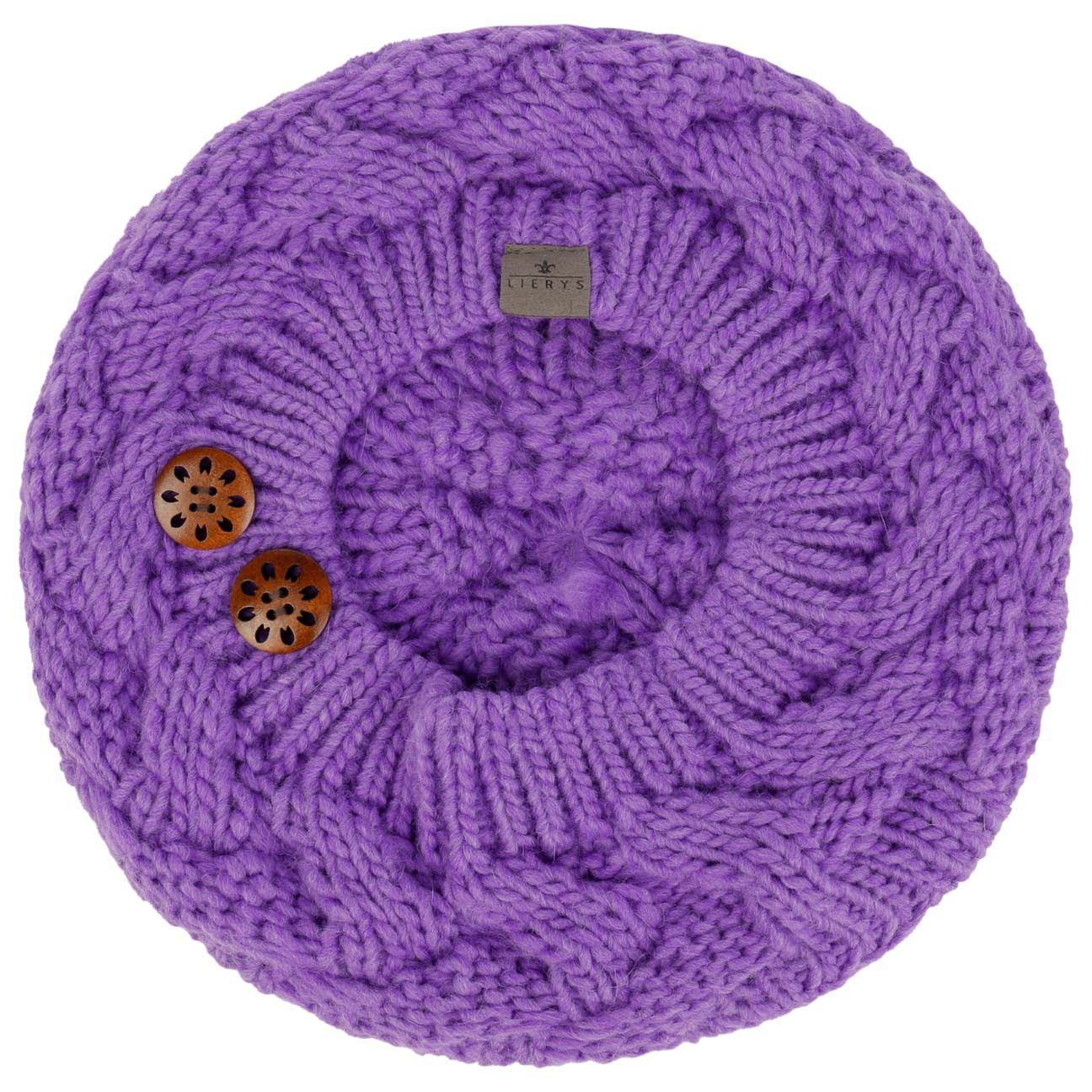 Lierys Baskenmütze (1-St) Strickbaske, Made in Germany