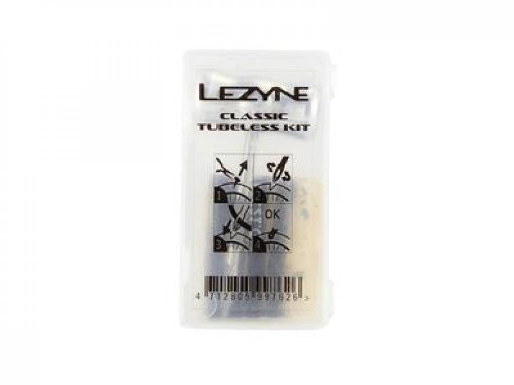 Lezyne Fahrradreifen LEZYNE Flickzeug Classic Tubeless Kit 5x Tire Plug Gummistreifen silbe