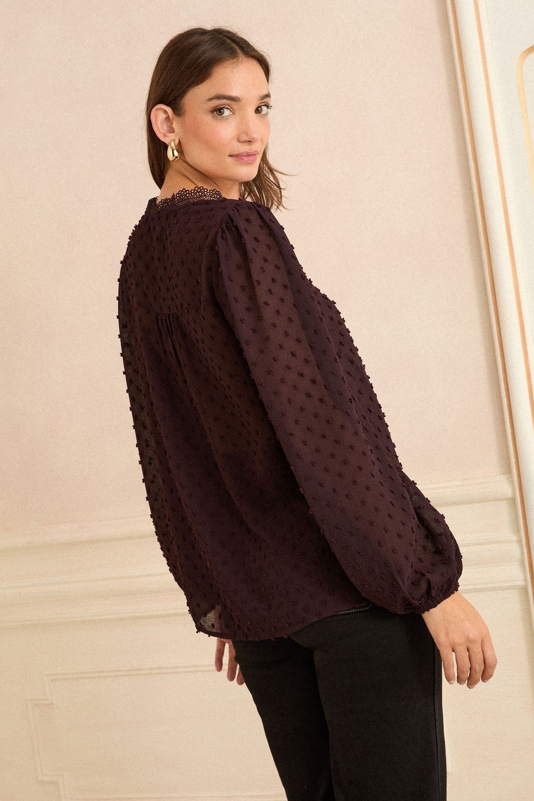 Love & Roses Langarmbluse Love & Roses Langärmelige Spitzenbluse, Petite (1 günstig online kaufen