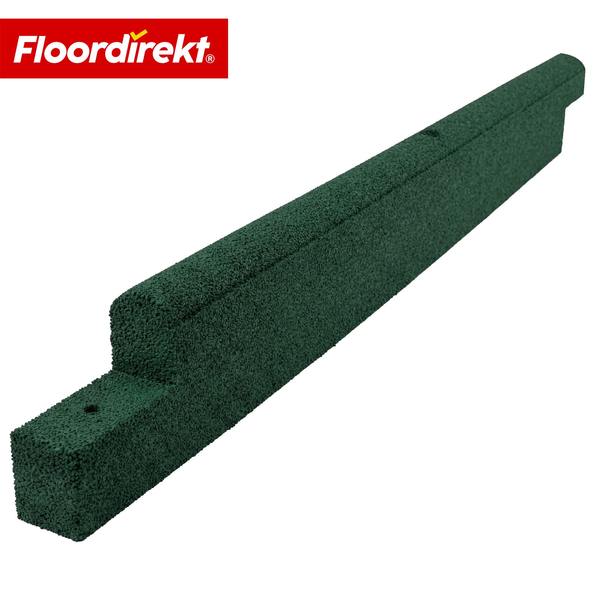 Floordirekt Rasenkante Gummi Randstein flexibel Garten Wege Terrasse wetterfest recycelt, für Garten, Wege & Terrasse, flexibel