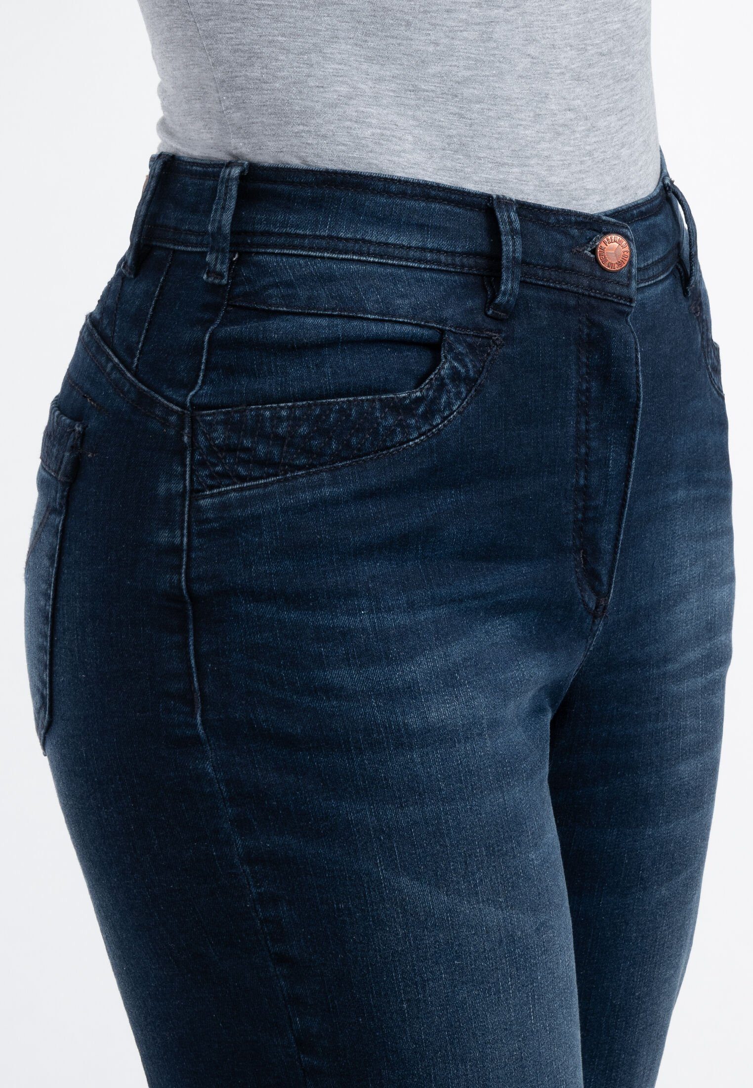 5-Pocket-Jeans Dunkelblau Amira Recover Pants