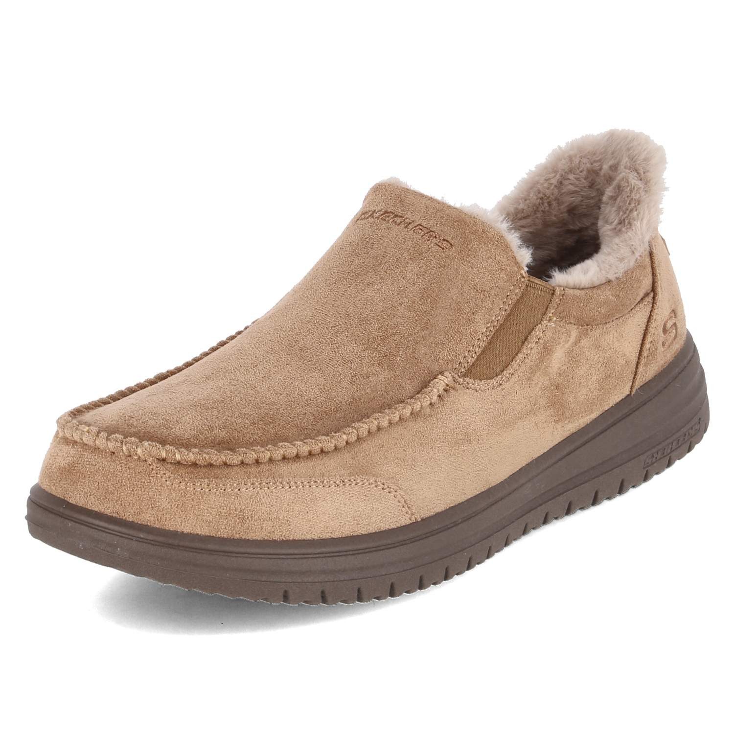 Skechers Skechers 205606 TAN Herren Textil braun Slipper günstig online kaufen