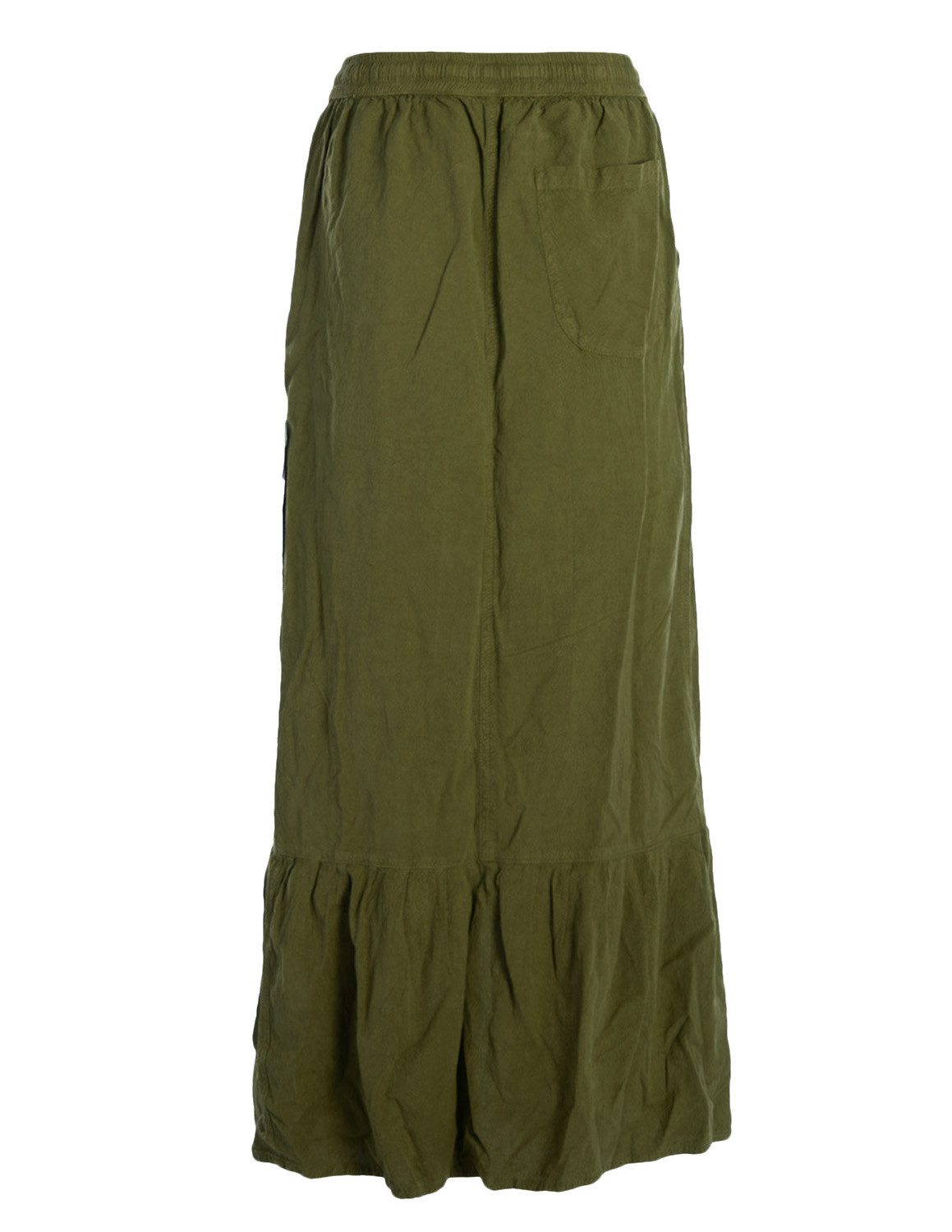 Vishes Maxirock Damen langer Rock Baumwolle günstig online kaufen