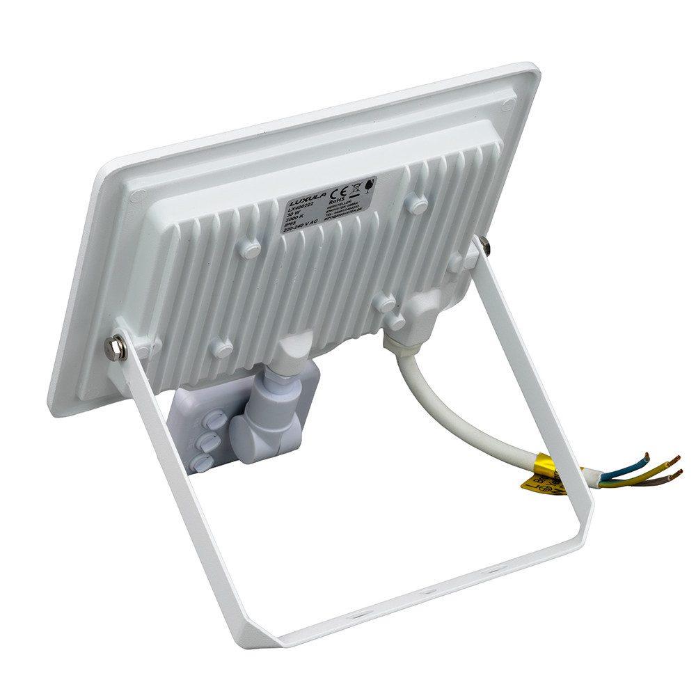 LUXULA LED Flutlichtstrahler LUXULA LED Fluter 30 W 3000 K Warmweiß Weiß, LED fest integriert, Warmweiß – Bild 3 von 5