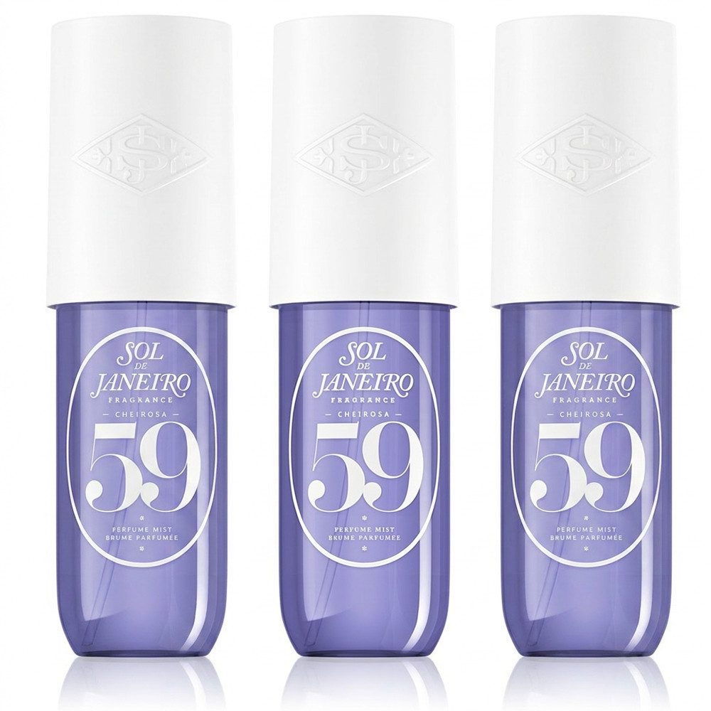 Sol de Janeiro Körperspray Sol de Janeiro Cheirosa 59 Body Spray 3er Set, 1-tlg., Praktisches Vorrats-Set mit drei identischen Body Sprays