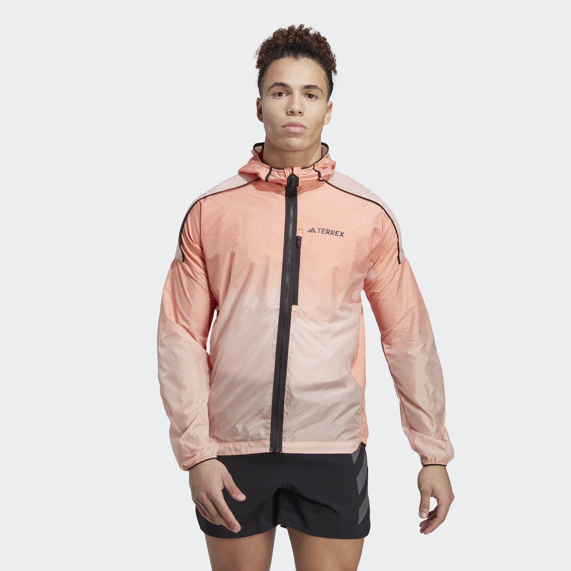 adidas TERREX Laufjacke TERREX AGRAVIC WINDWEAVE TRAIL RUNNING WINDBREAKER Semi Impact Orange