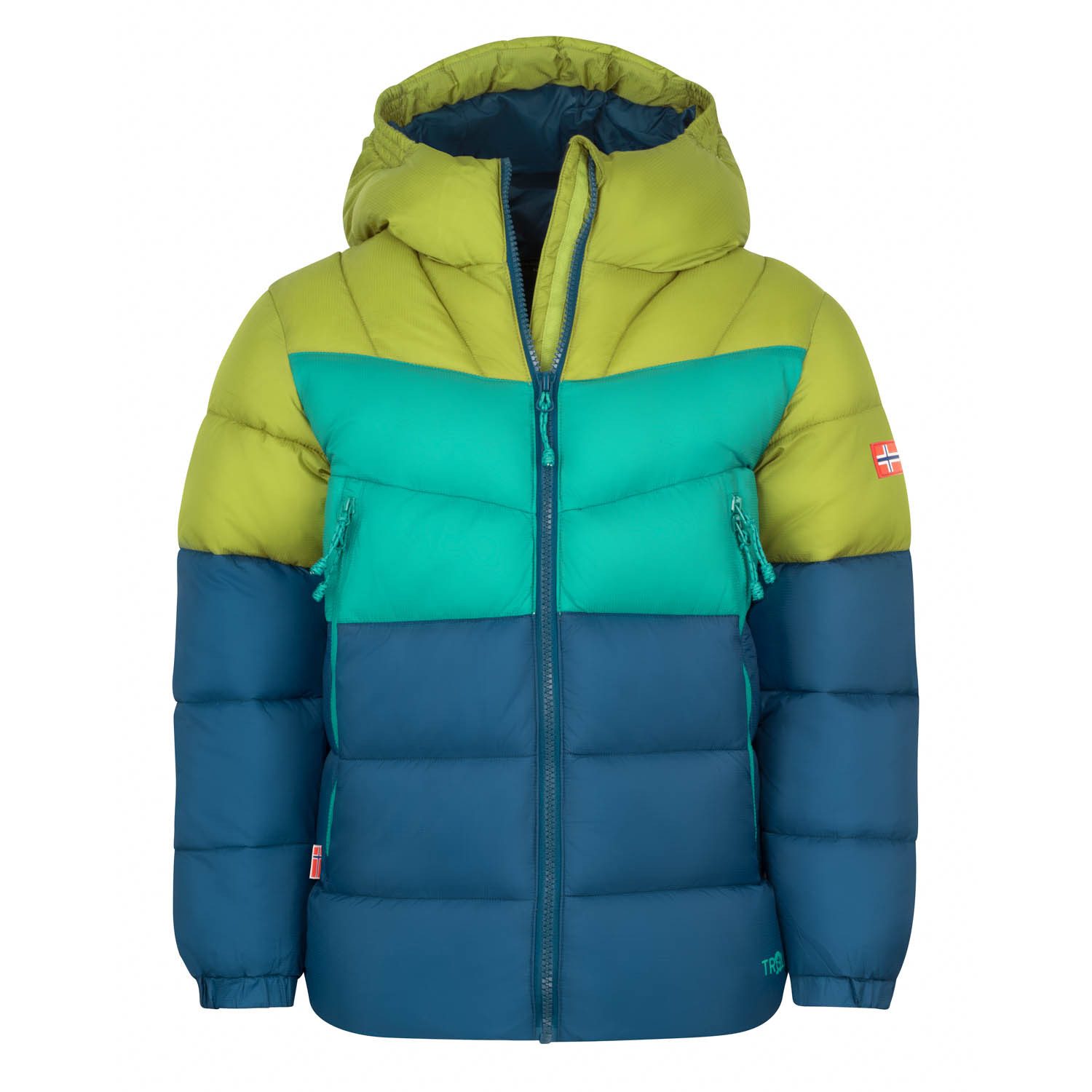 TROLLKIDS Winterjacke KIDS KIRKENES JACKET mit verstellbarer Kapuze, robustes Ripstop-Material, Langarm-Design
