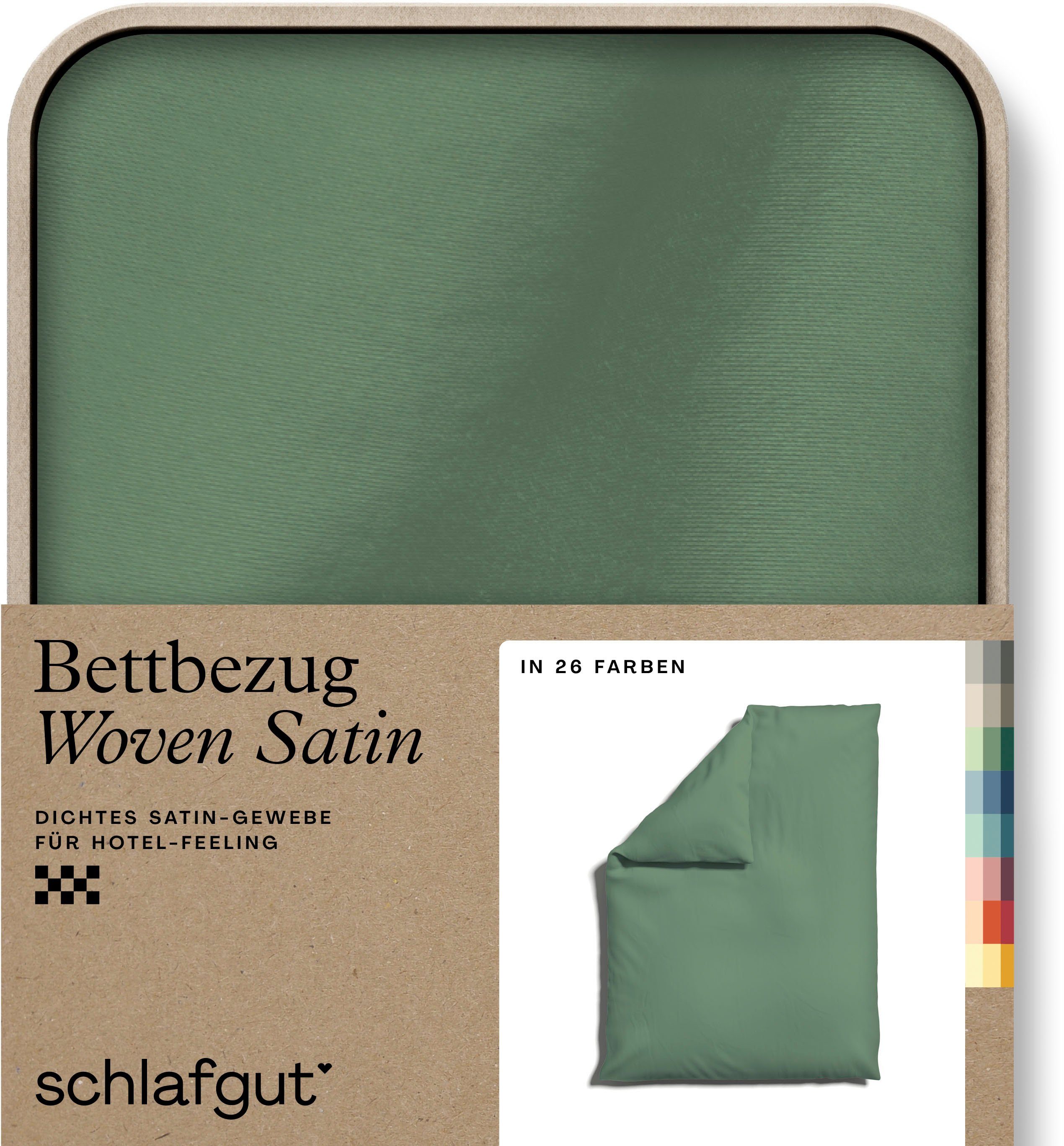 Schlafgut Bettbezug Woven Satin, (1 St), günstig online kaufen