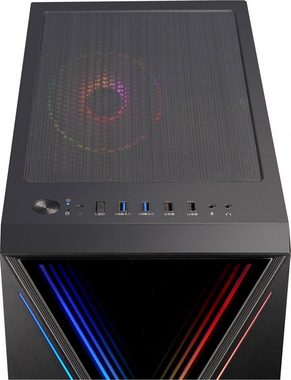 Kiebel Raptor V Gaming-PC (AMD Ryzen 5 AMD Ryzen 5 5600G, RTX 3060 Ti, 32 GB RAM, 1000 GB SSD, Luftkühlung, ARGB-Beleuchtung)