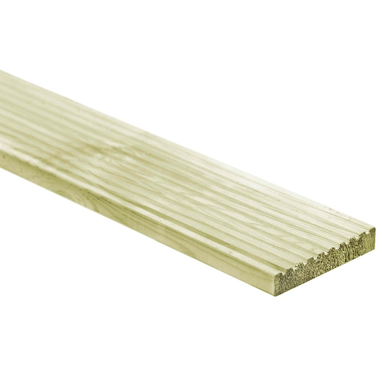 vidaXL Terrassendielen Terrassendiele 8 pcs Grün imprägniert 1,16 m², BxL: je 14.5x100 cm, (8-St)