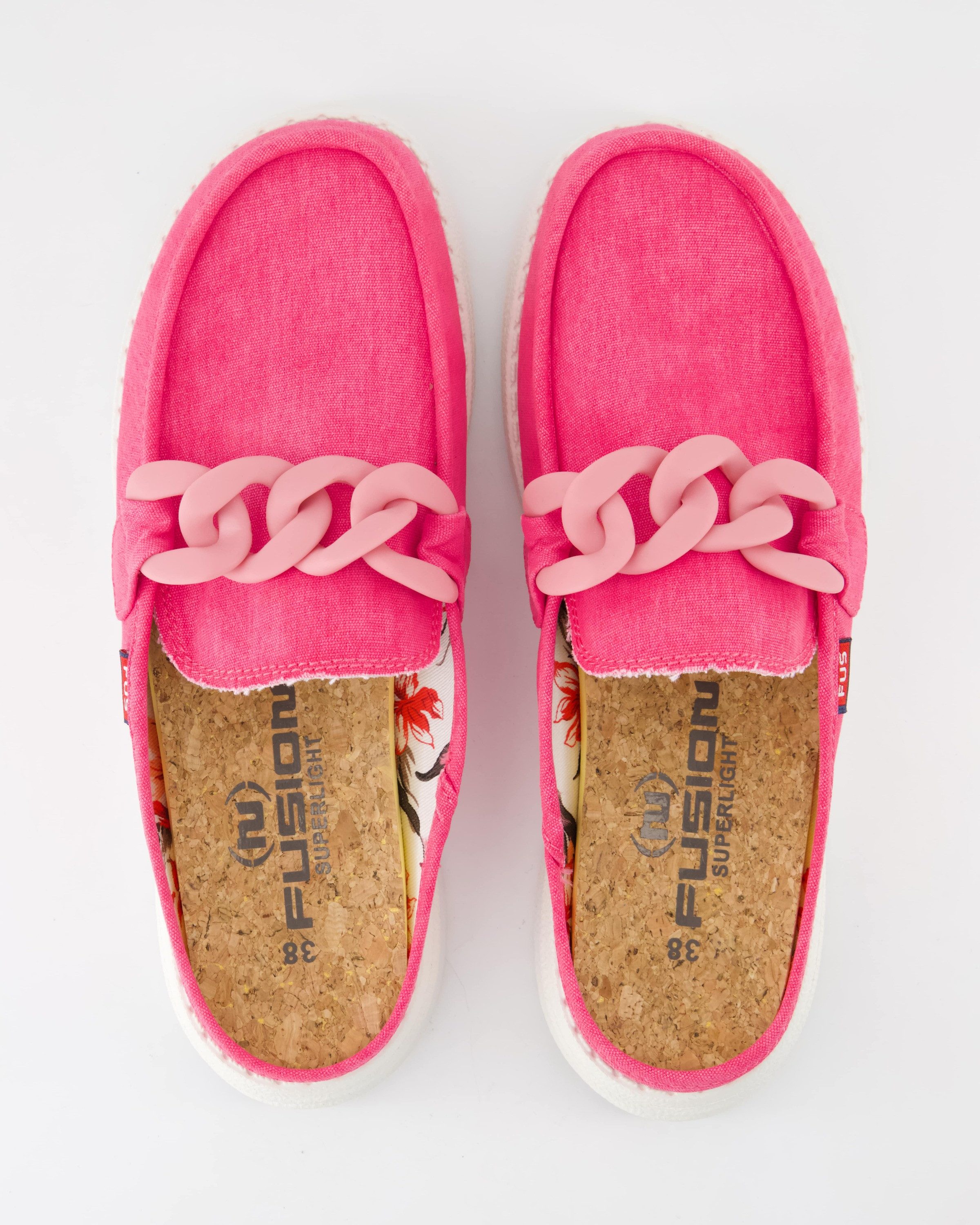 Fusion Ella washed Pantolette Obermaterial: Textil