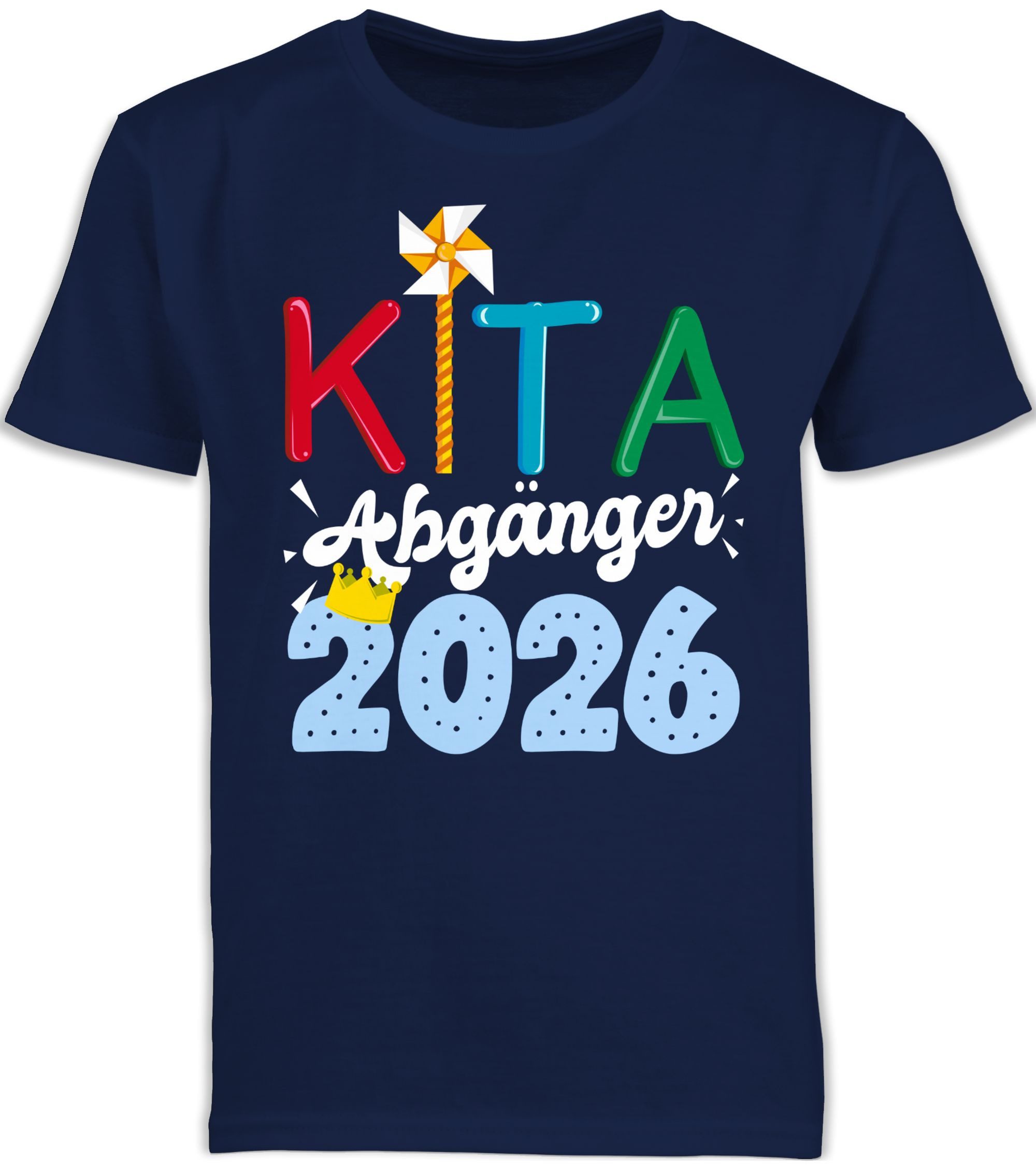 Shirtracer T-Shirt Kita Abgänger 2026 I Einschulung Junge Schulanfang Geschenke