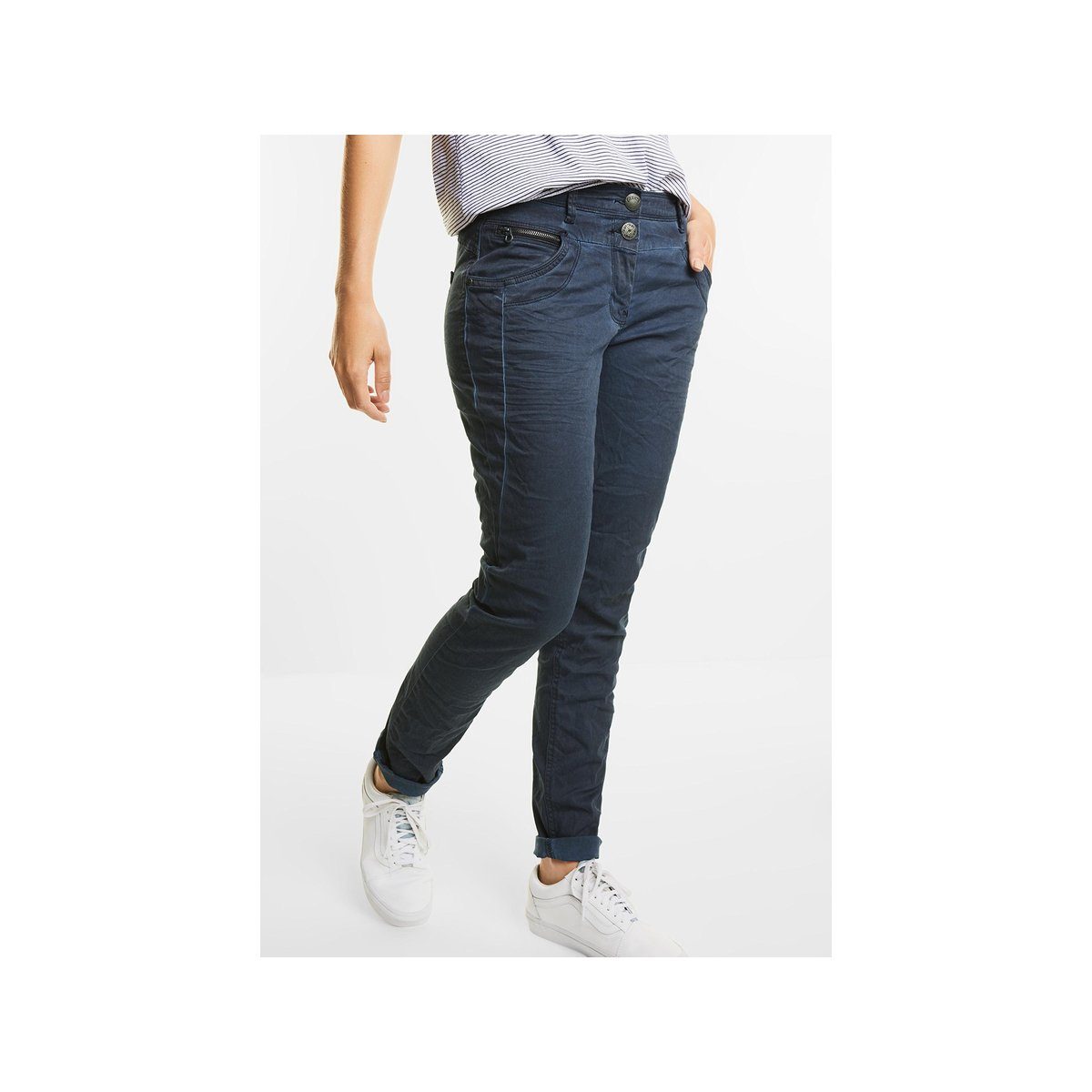 Tapered-fit-Jeans blau (1-tlg) Cecil Fit Tapered