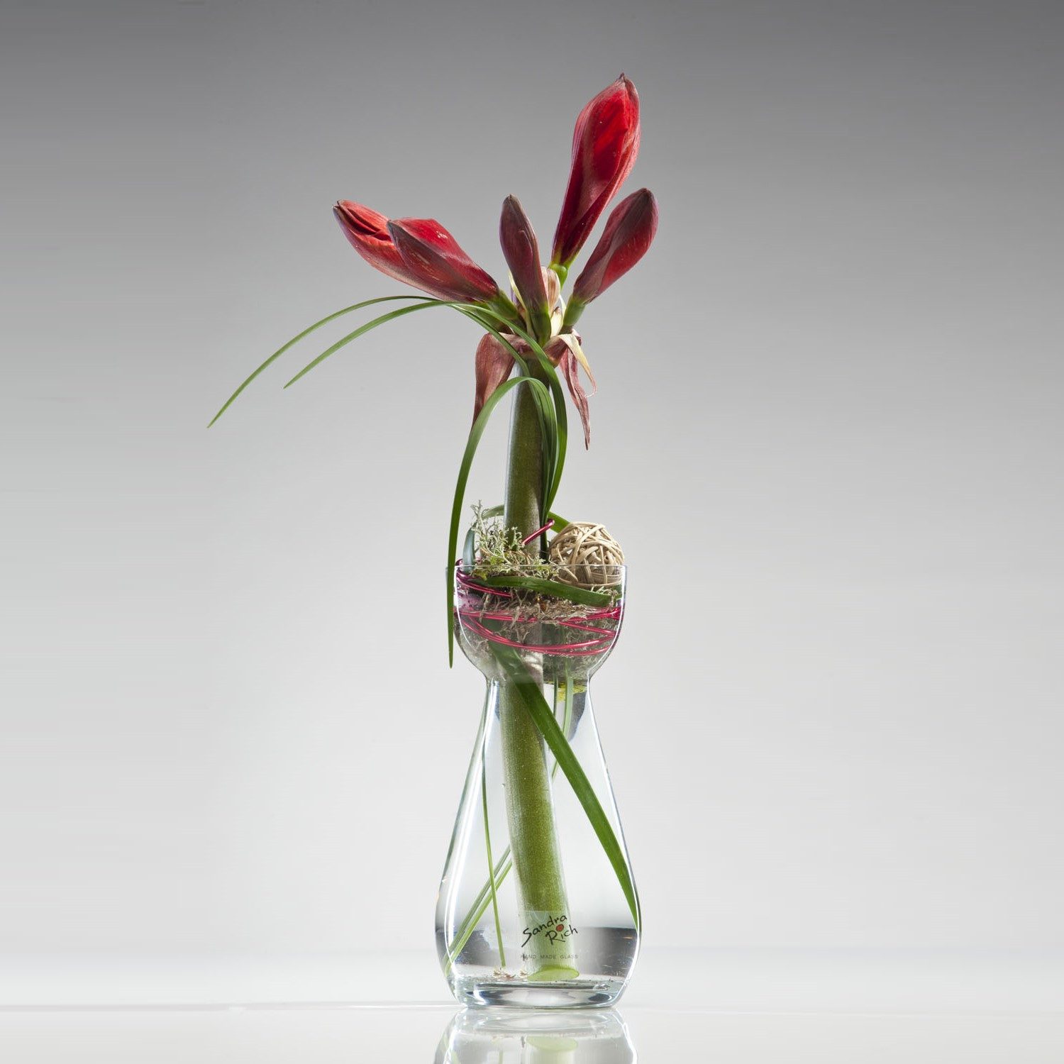 Sandra Rich Dekovase SANDRA RICH Hyazinthenglas, HYACINTH Glasvase, ca. 17c günstig online kaufen