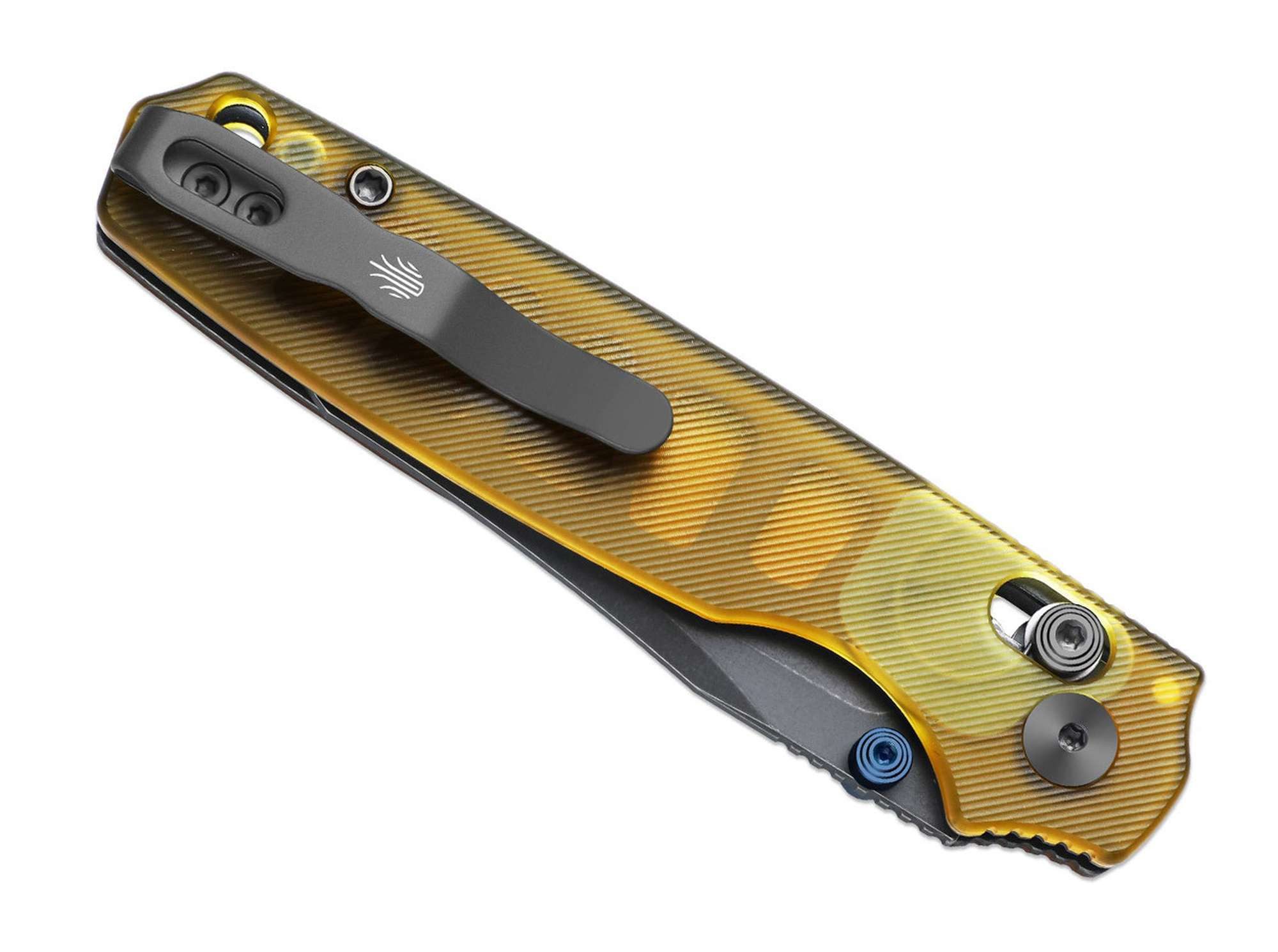 Kizer Taschenmesser Kizer Pokiman CC AEB-L PEI Grey Stonewash Yellow