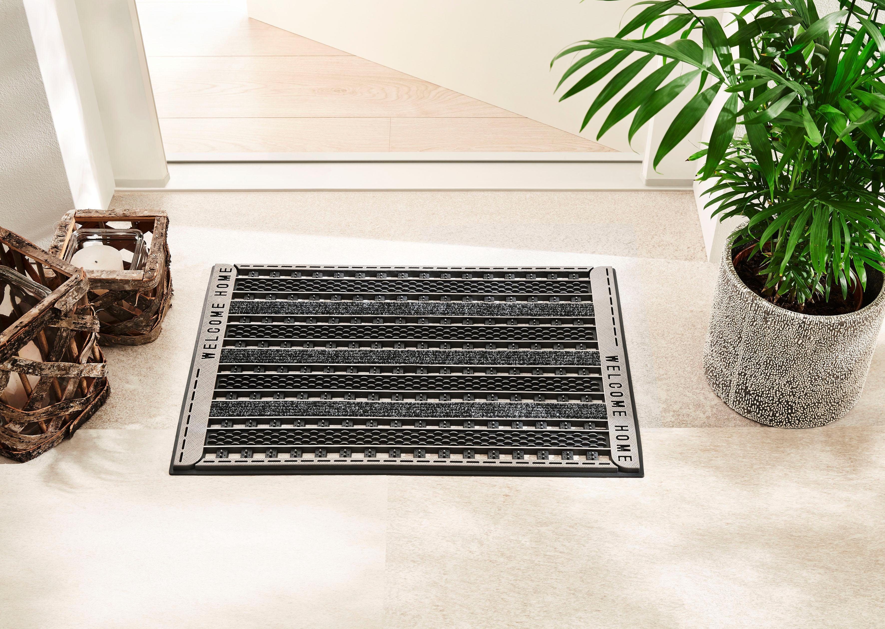 Home2Fashion Fußmatte GC Clean Griddie, rechteckig, günstig online kaufen