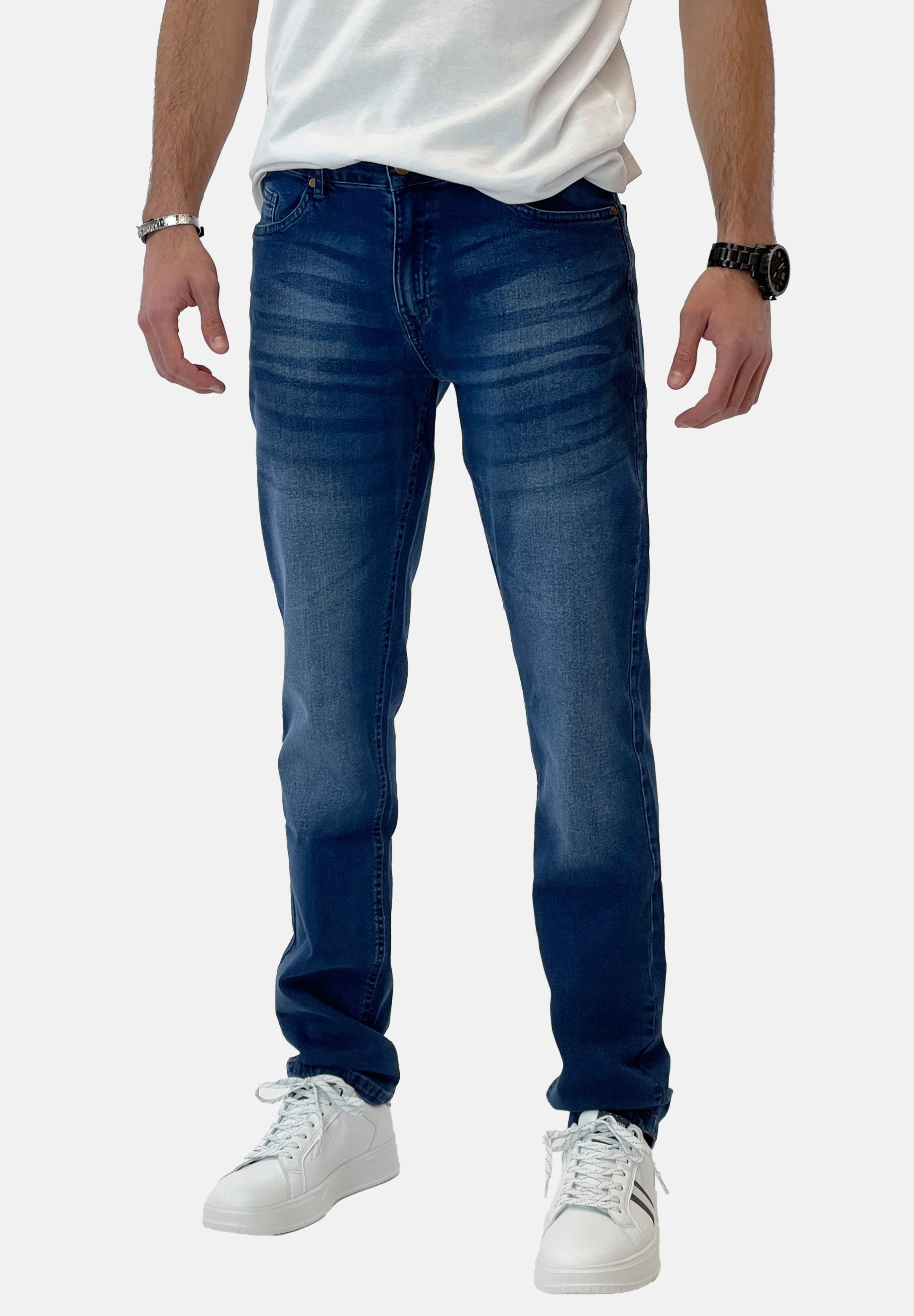 Elara Slim-fit-Jeans Elara Herren Jeans Slim günstig online kaufen