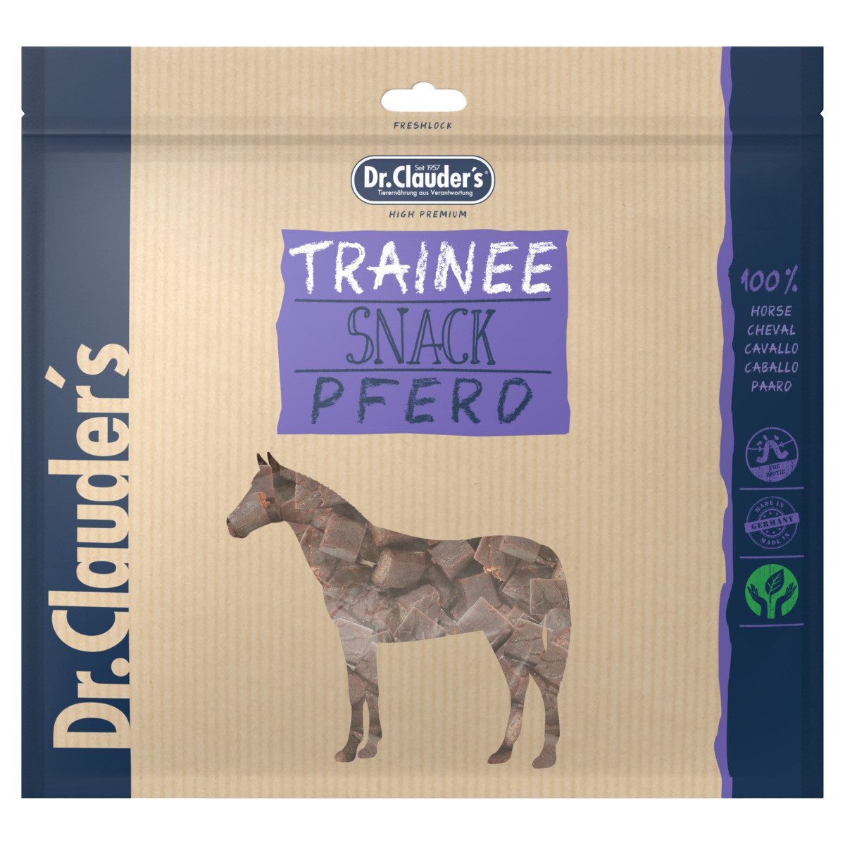 Dr. Clauder's Trainee Snack Pferd 500 g, für: Hund