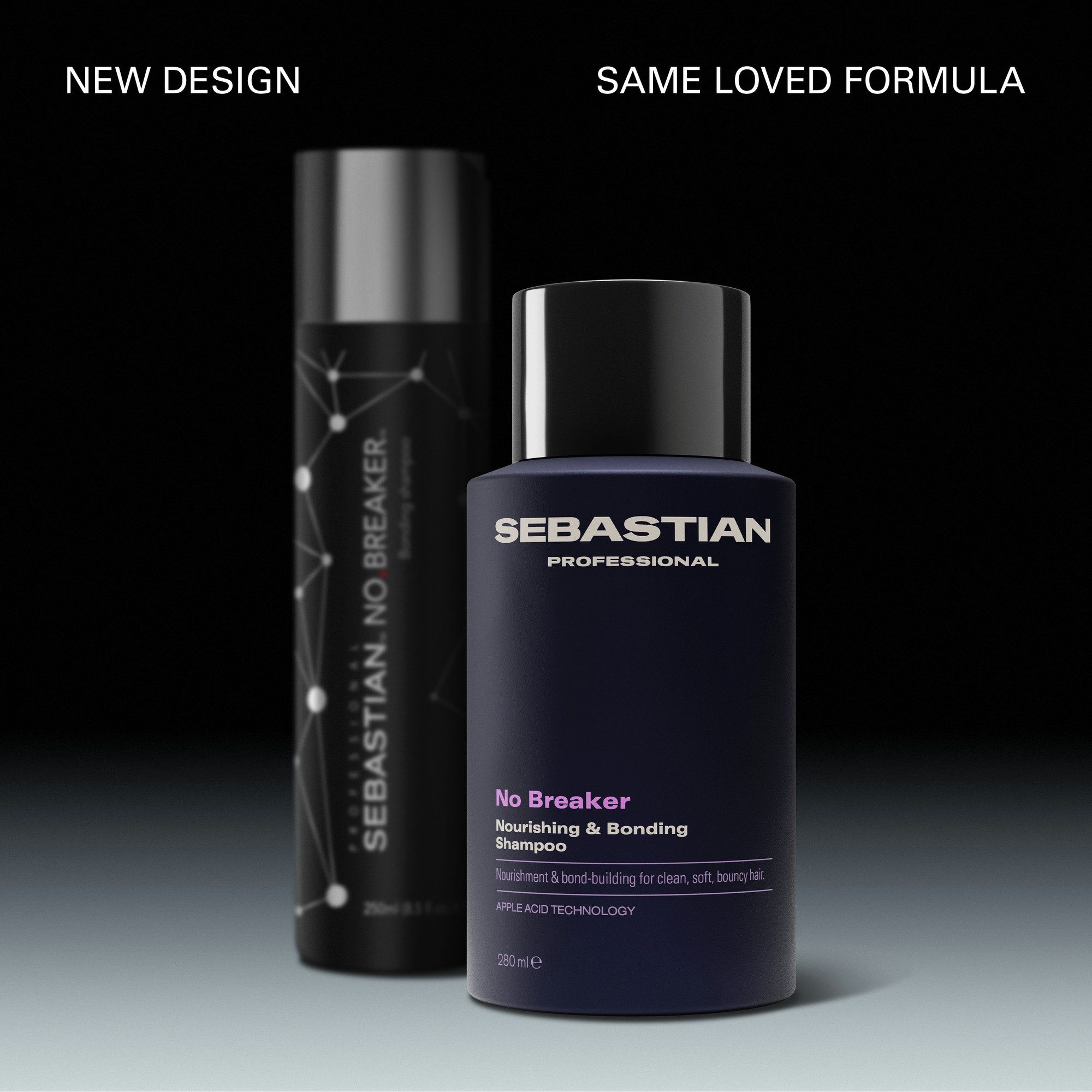 Sebastian Professional Haarshampoo No Breaker Bonding Shampoo, für geschädigtes, glanzloses, trockenes und widerspenstiges Haar
